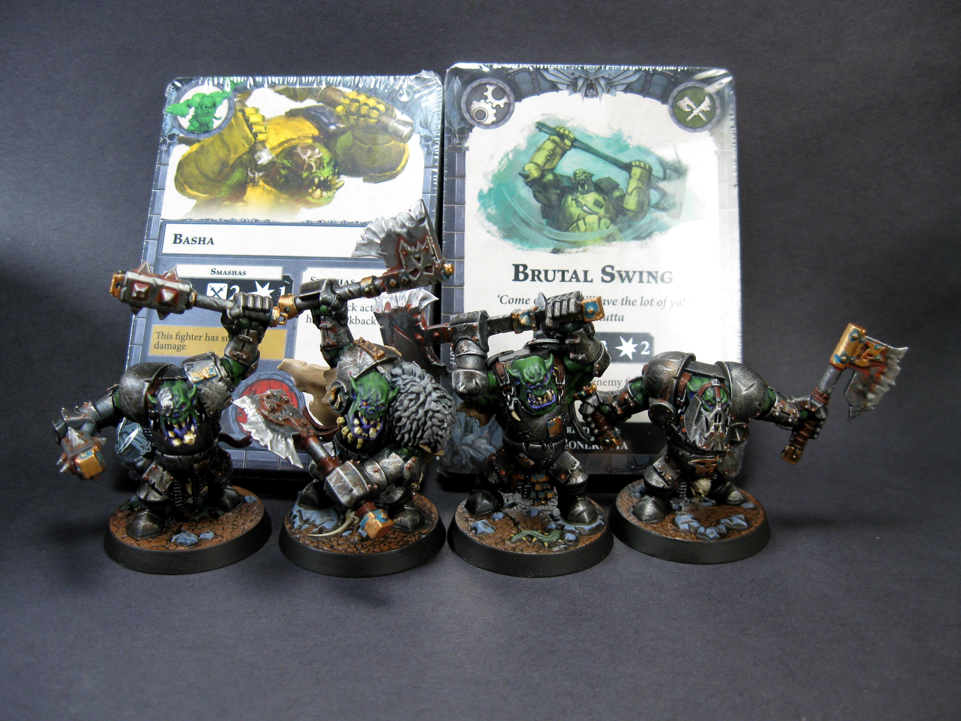 Black Orcs, Carrero Arts, Shadespire Ironskull's Boyz, Warhammer Aos, Warhammer Orcs