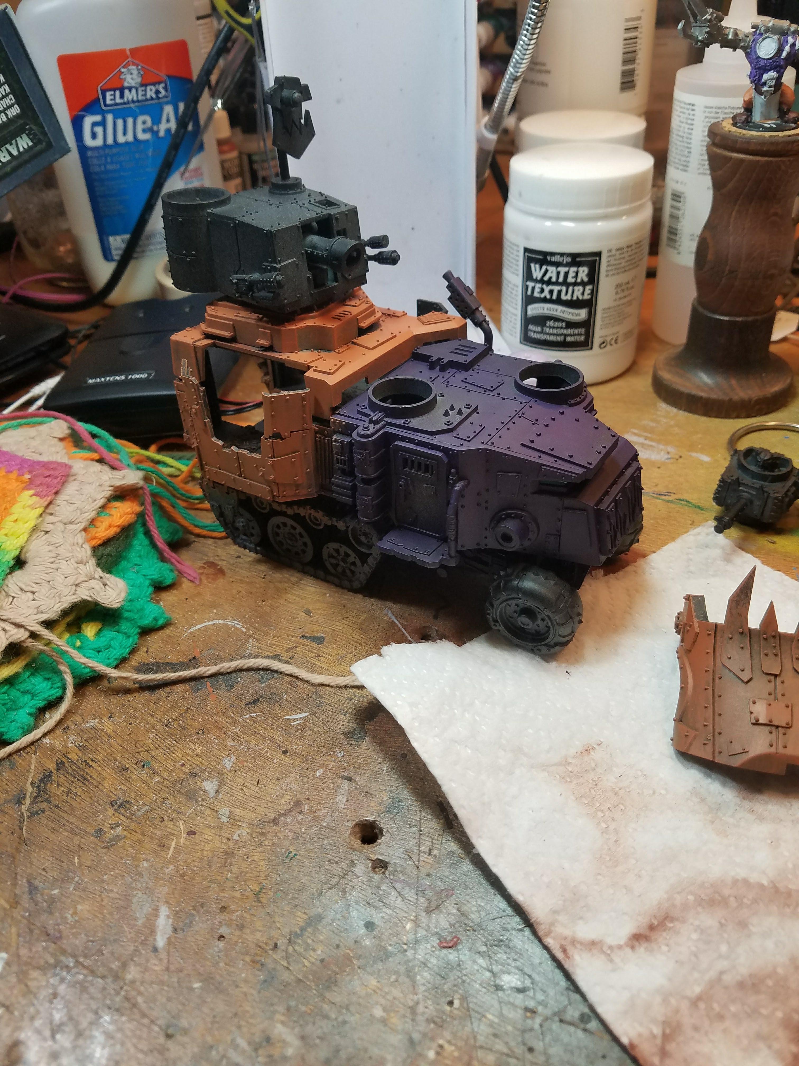 Greentide, Orks, Battlewagon WIP