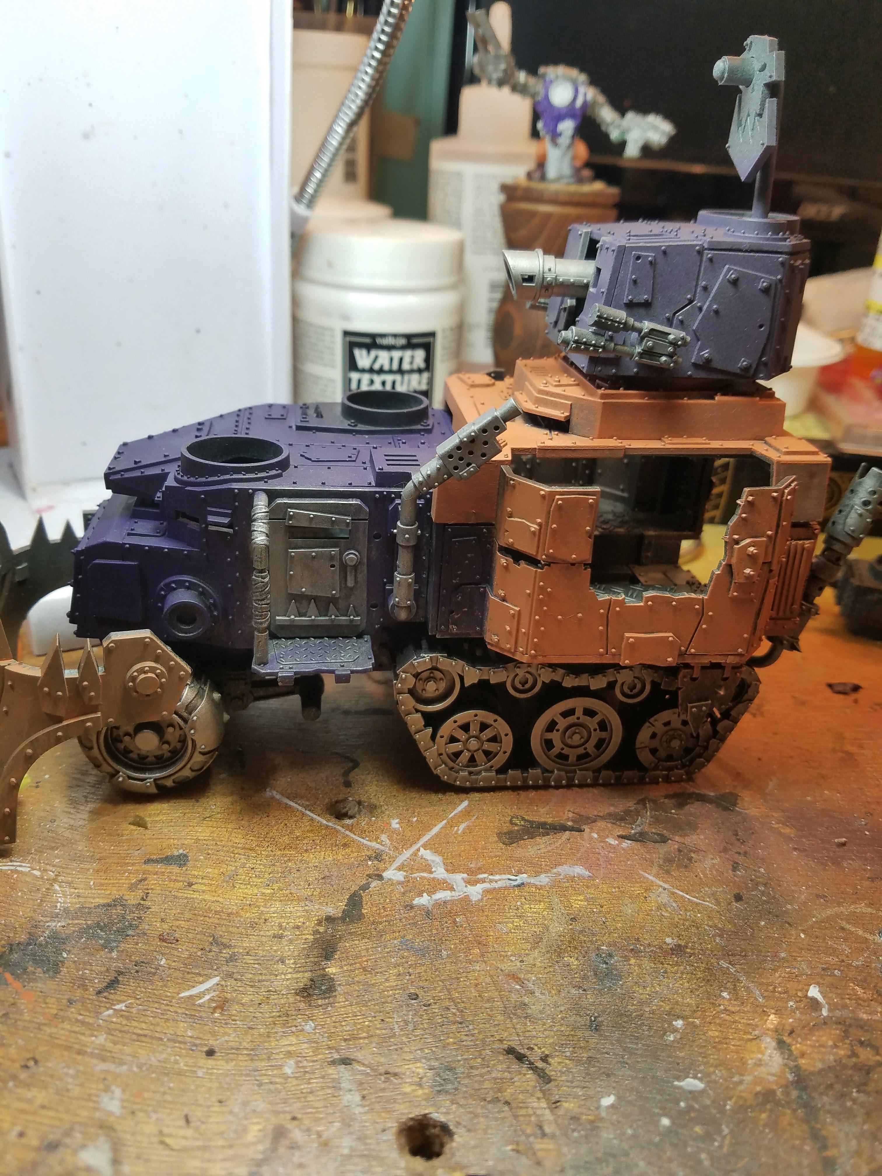 Greentide, Orks, Battlewagon WIP2