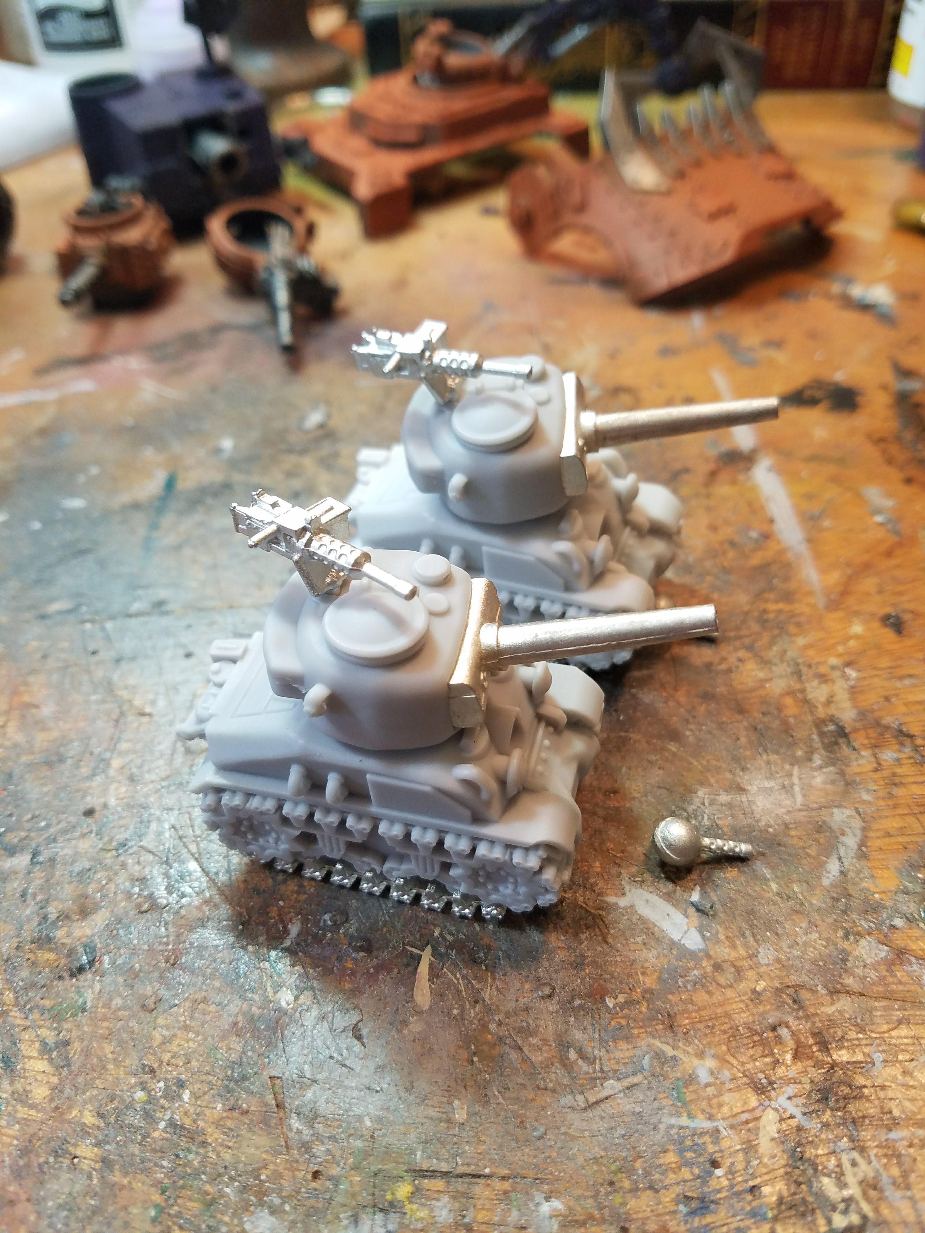 Greentide, Orks, Grot Tanks WIP