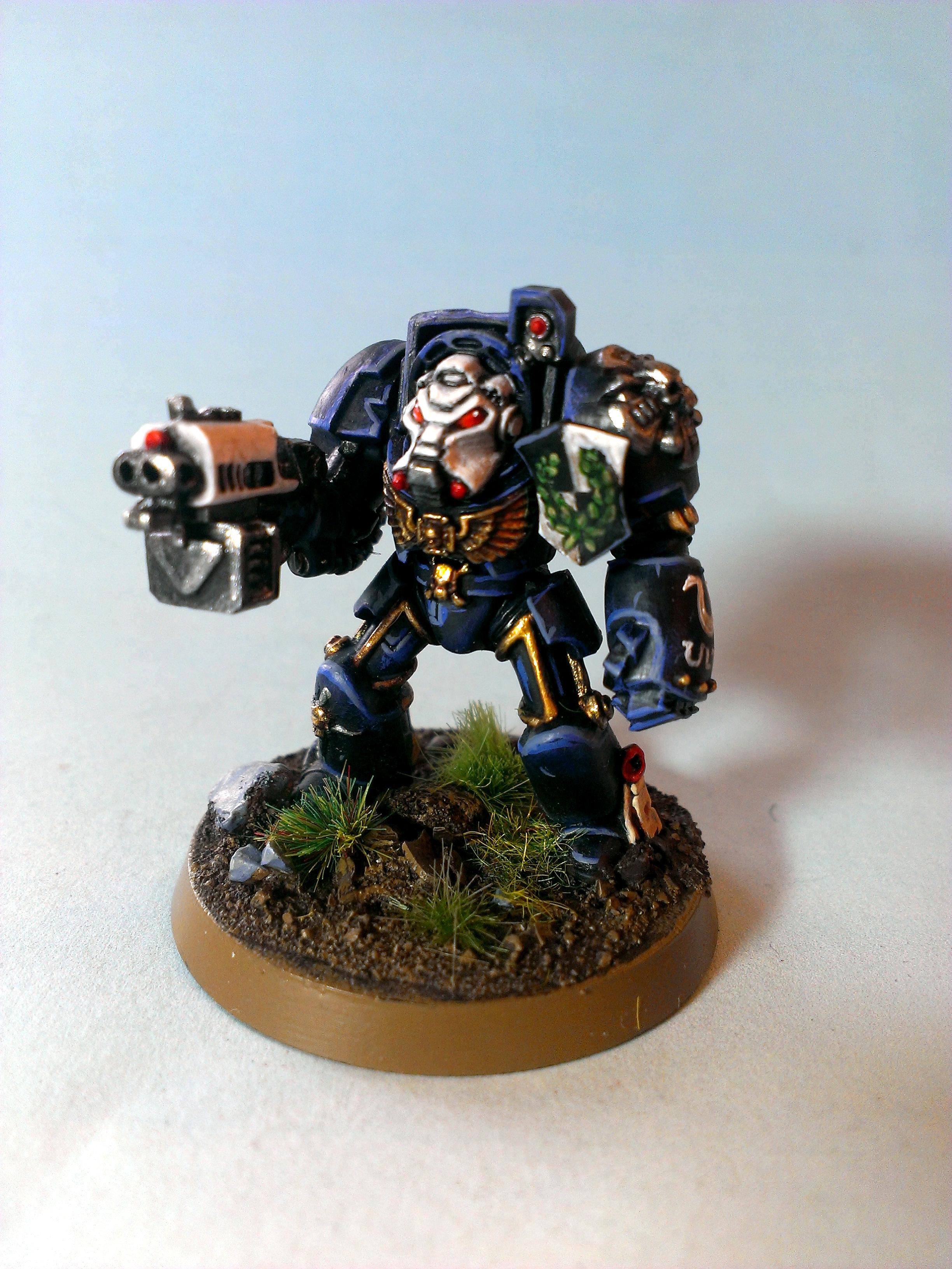 Space Marines, Terminator Armor, Ultramarines
