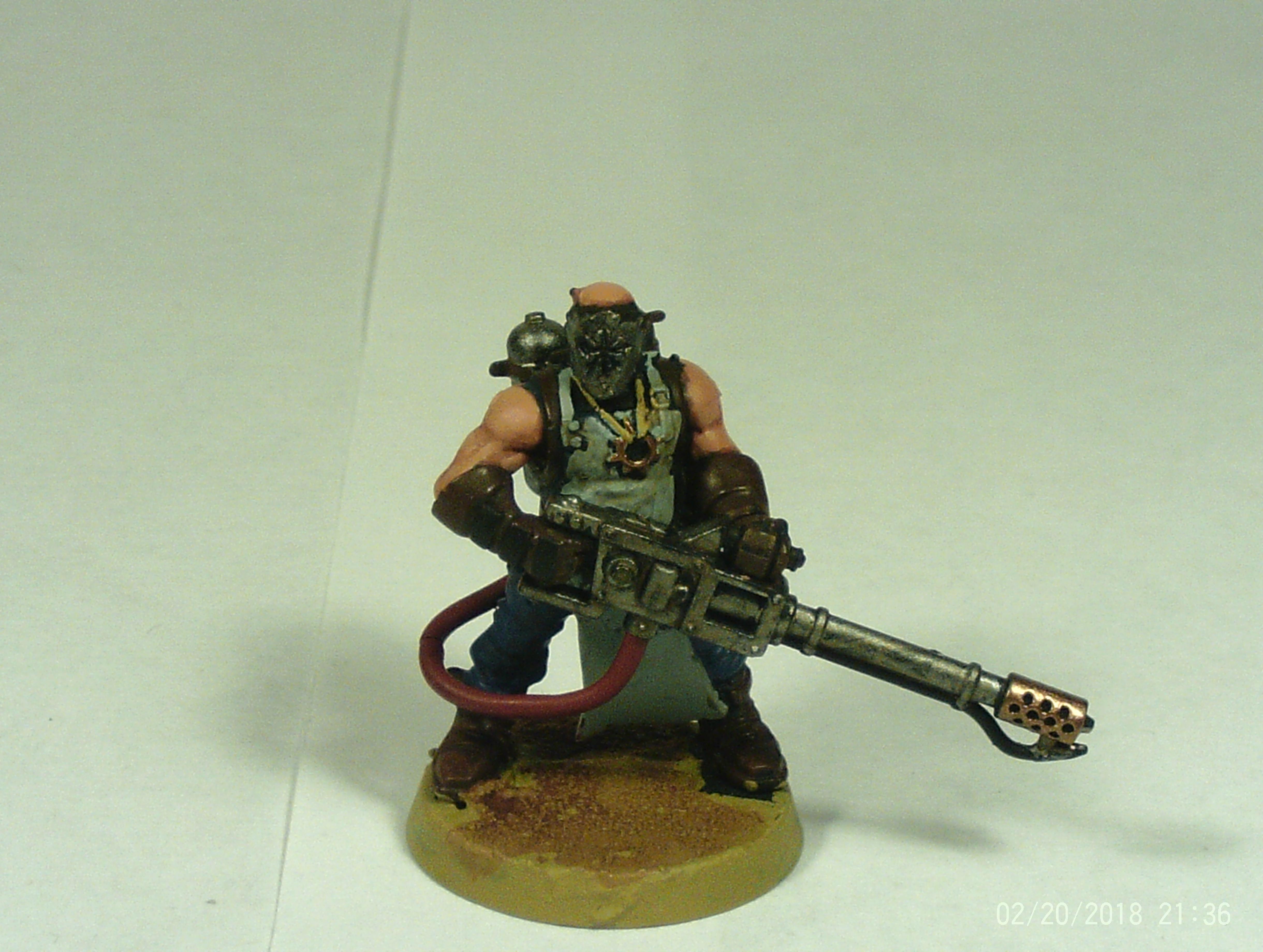 Chaos Cultist with Flamer
