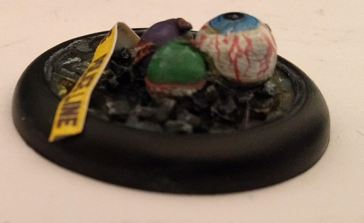 Eyeball and teeth bombs rear