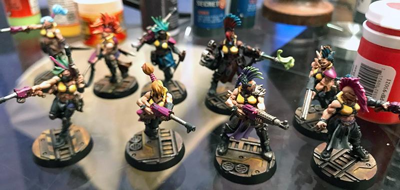 Escher, Ganger, Necromunda, Underhive, Work In Progress