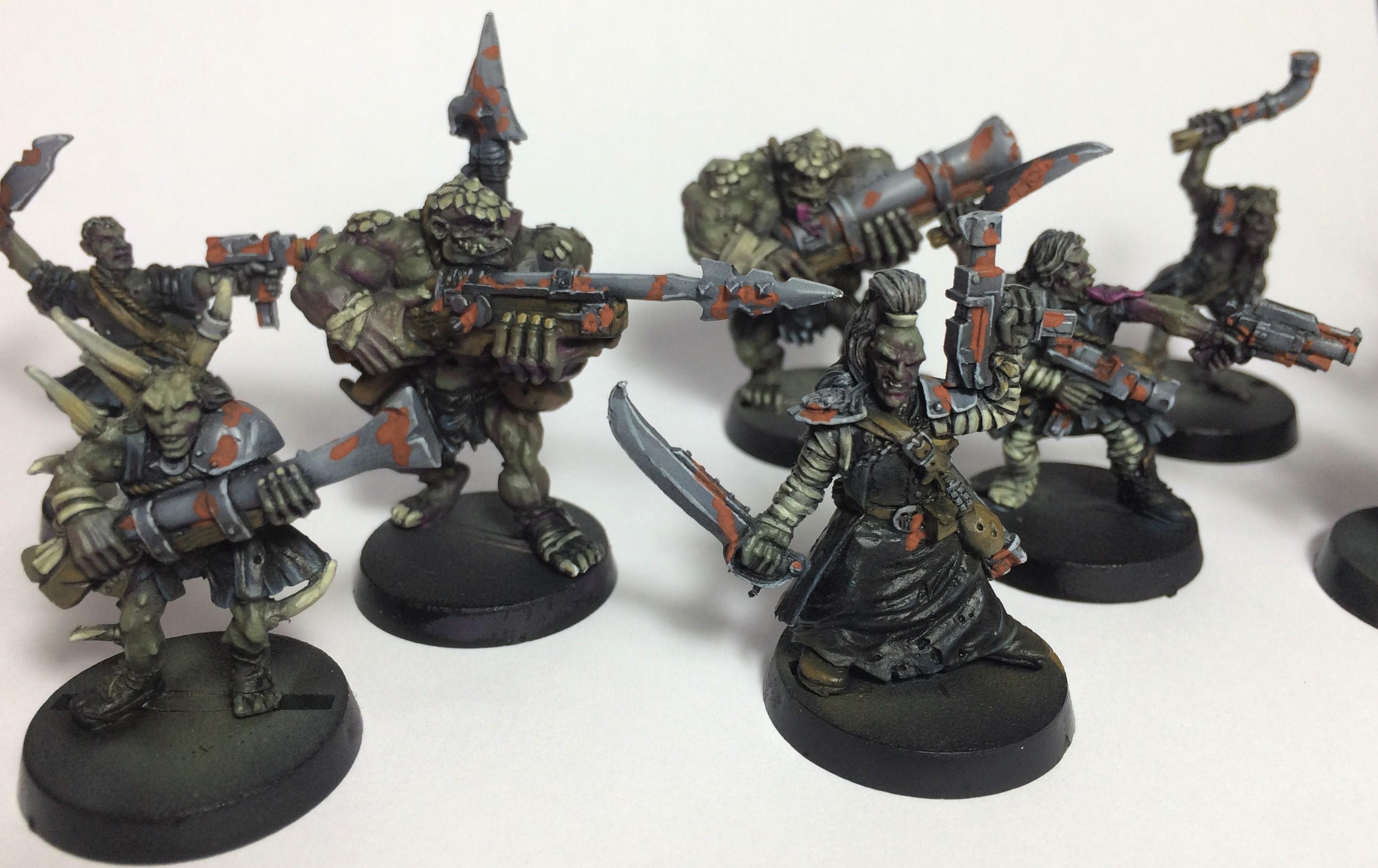 Airbrush, Inspiration, Necromunda, Non-Metallic Metal, Scavvy, Zombie