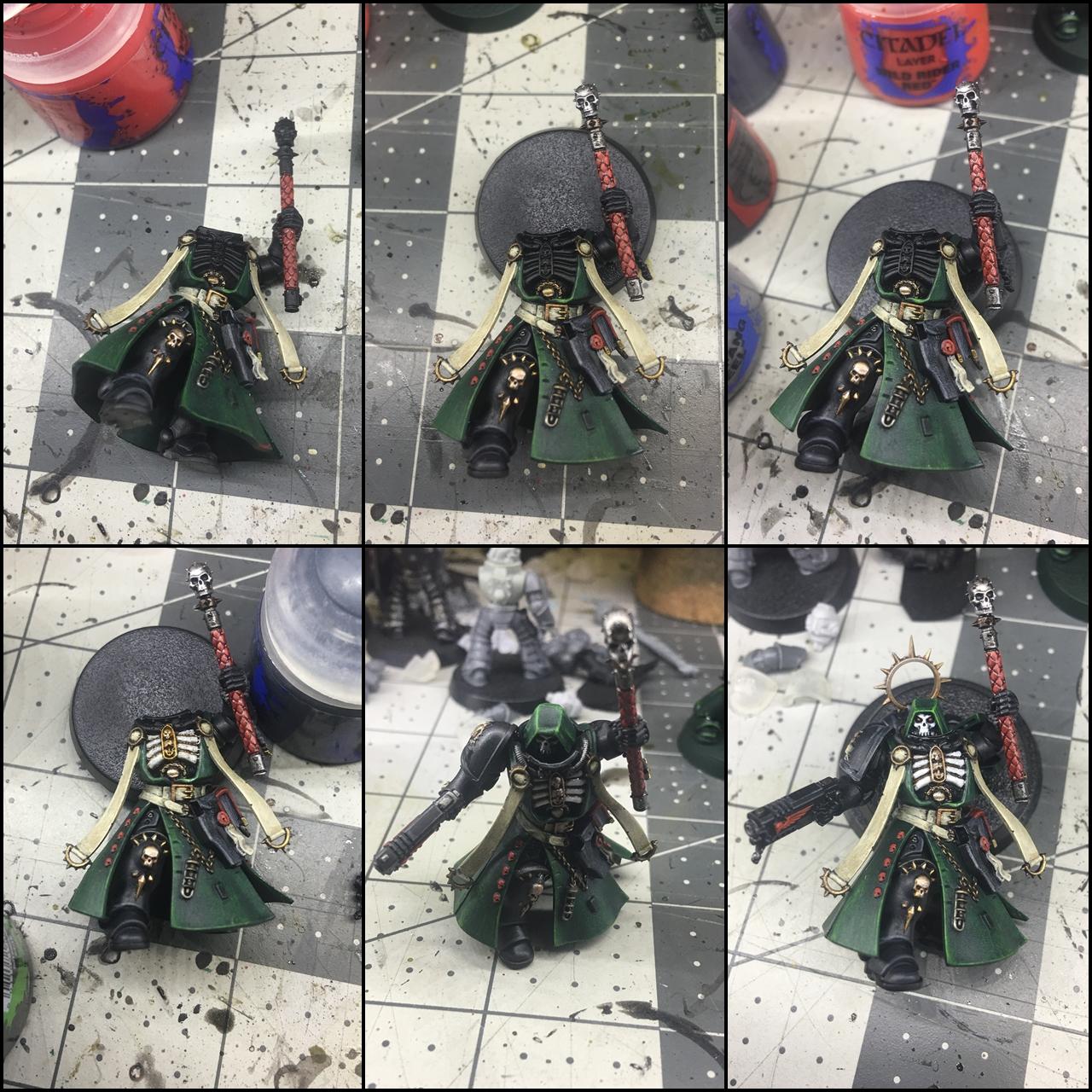Chaplain Progress from Left to Right, Top then Bottom