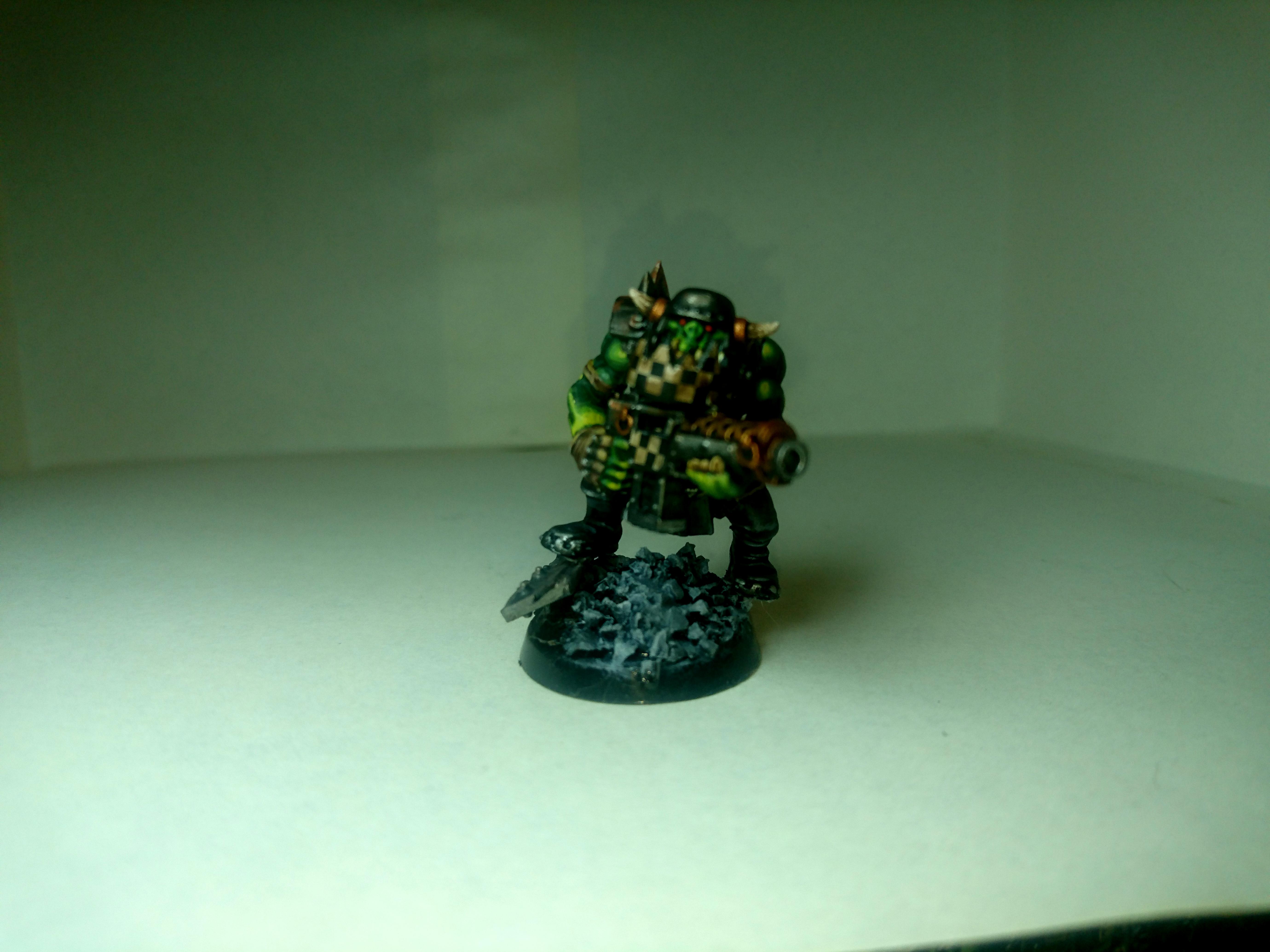 Boy, Conversion, Goffs, Nob, Ork Boy, Ork Conversion, Ork Goff Boy, Orks, Space Orks, Warhammer 40,000