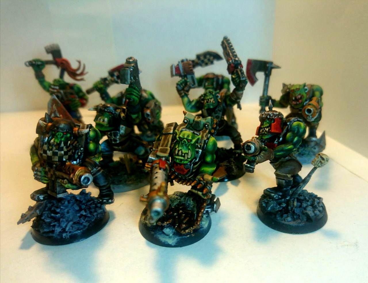 Boy, Conversion, Goffs, Nob, Ork Boy, Ork Conversion, Ork Goff Boy, Orks, Space Orks, Warhammer 40,000
