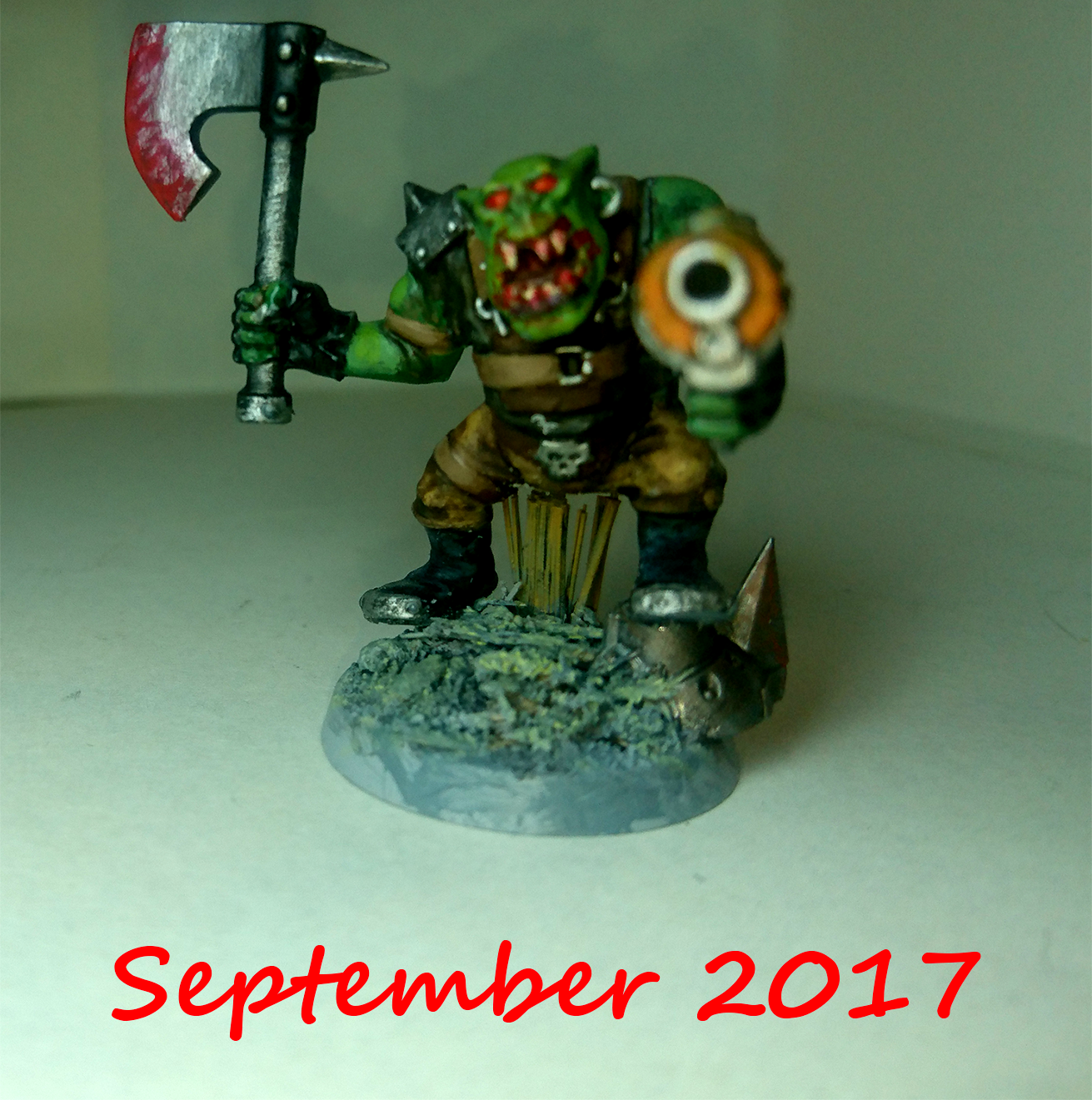 Boy, Conversion, Goffs, Nob, Ork Boy, Ork Conversion, Ork Goff Boy, Orks, Space Orks, Warhammer 40,000