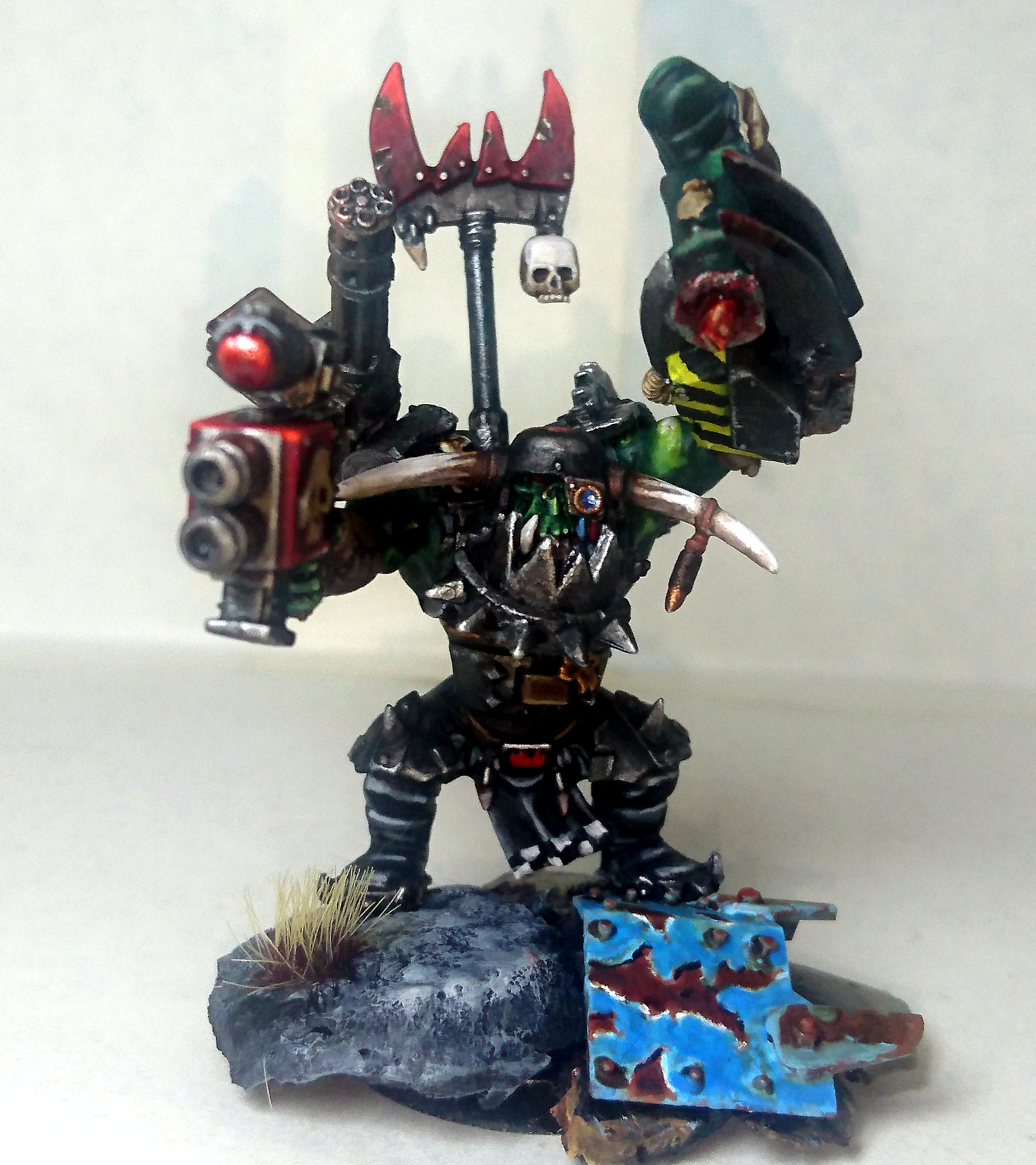 Boss Nob, Conversion, Nob, Ork Boy, Ork Conversion, Ork Goff Boy, Orks, Space Orks, Warboss, Warhammer 40,000