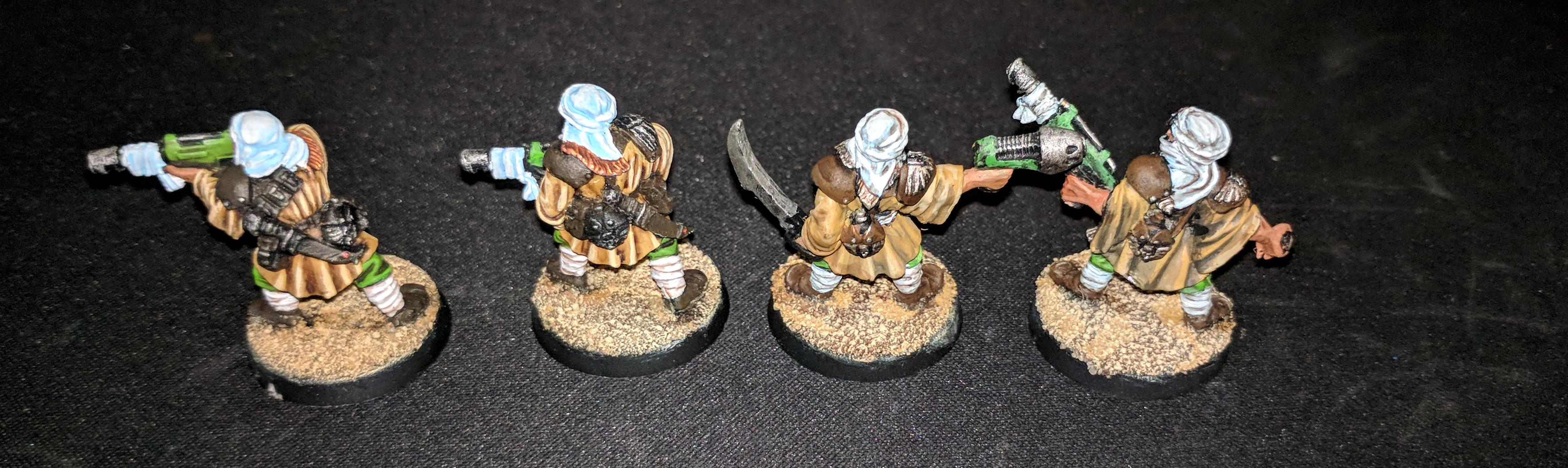 Astra Militarum, Guardsmen, Imperial Guard, Tallarn Desert Raiders, W40k