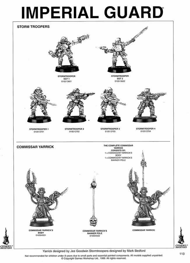 Astra Militarum, Imperial Guard, Metal, Storm Troopers