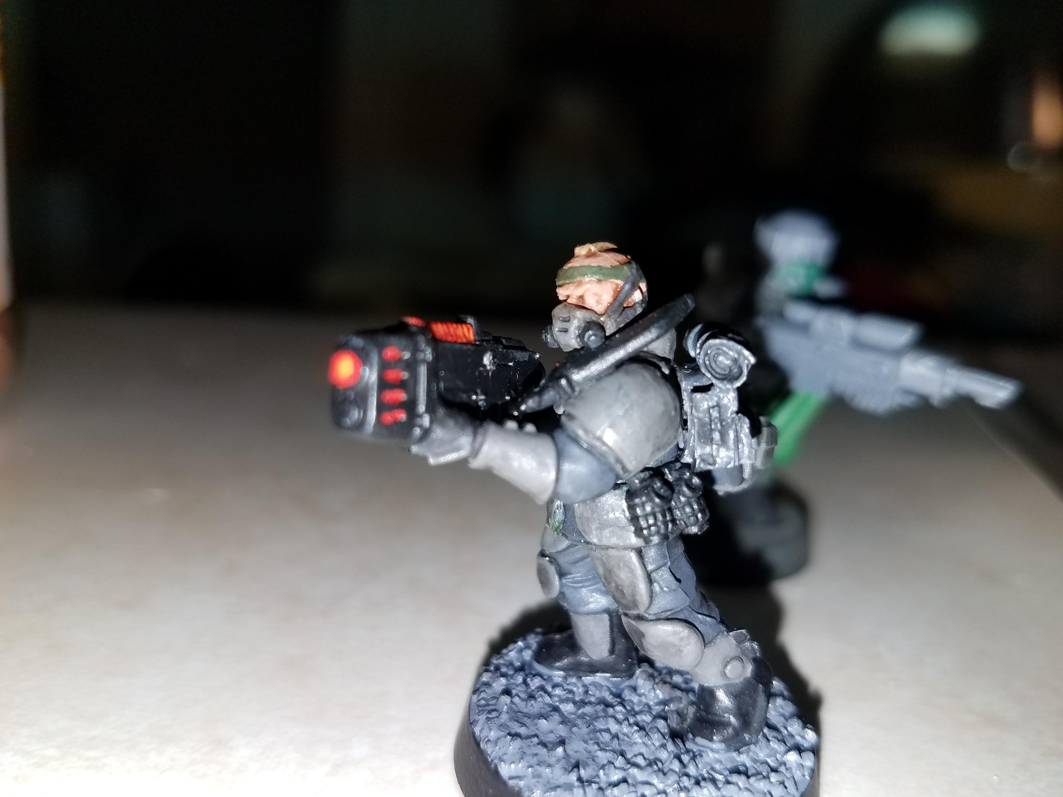Custom, Greenstuff, Kasrkin, Mask, Scions, Tempestus Scions