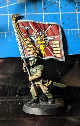Cadians, Flag, Standard