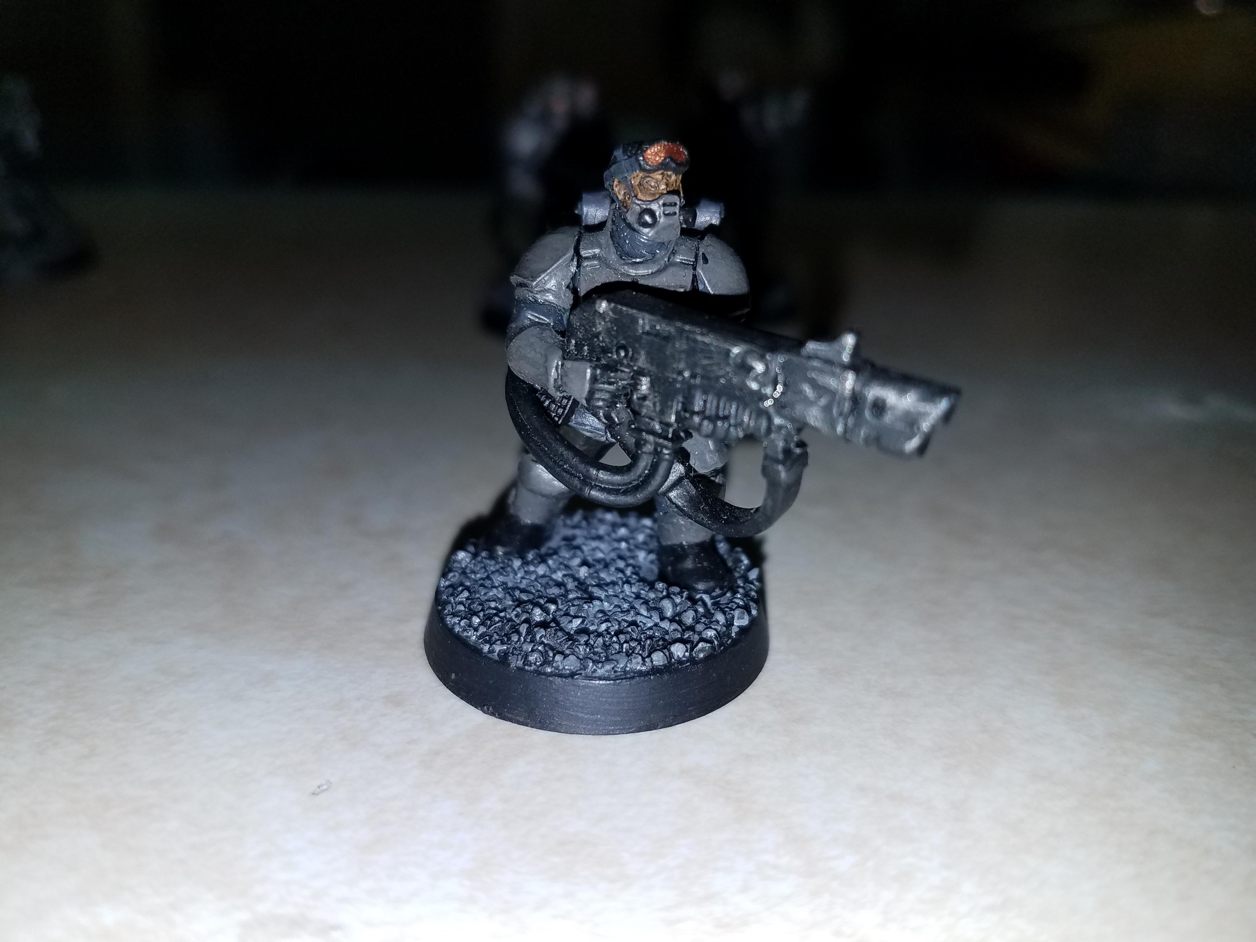 Custom, Greenstuff, Kasrkin, Mask, Scions, Tempestus Scions