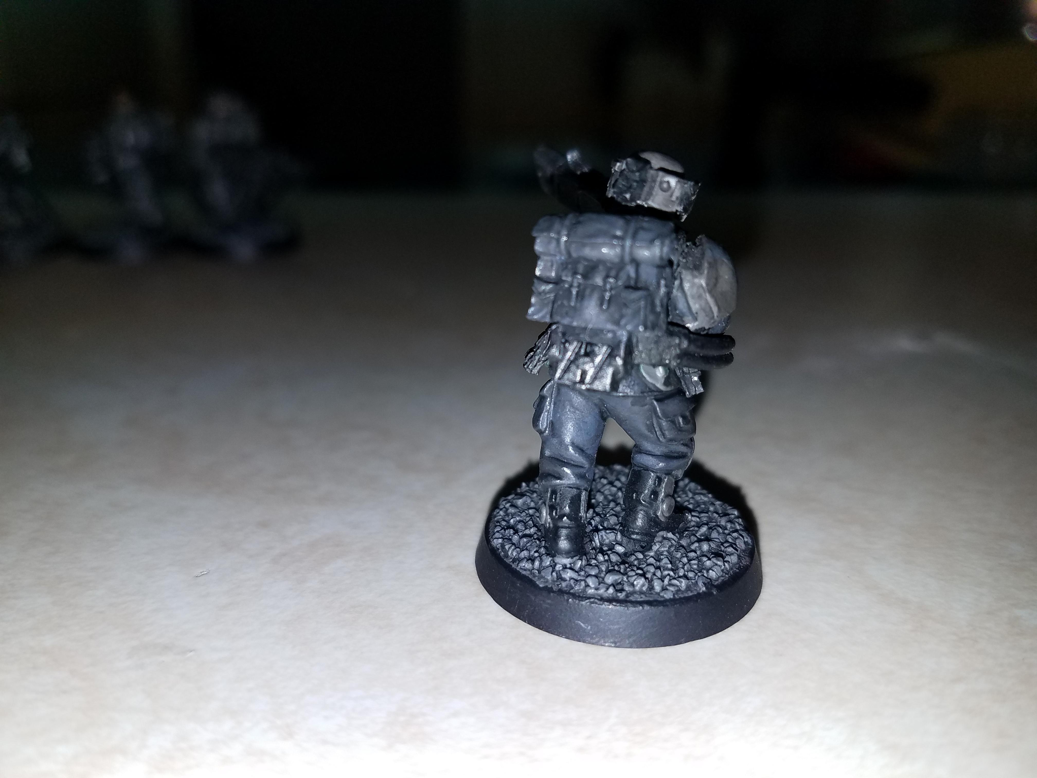 Custom, Greenstuff, Kasrkin, Mask, Scions, Tempestus Scions
