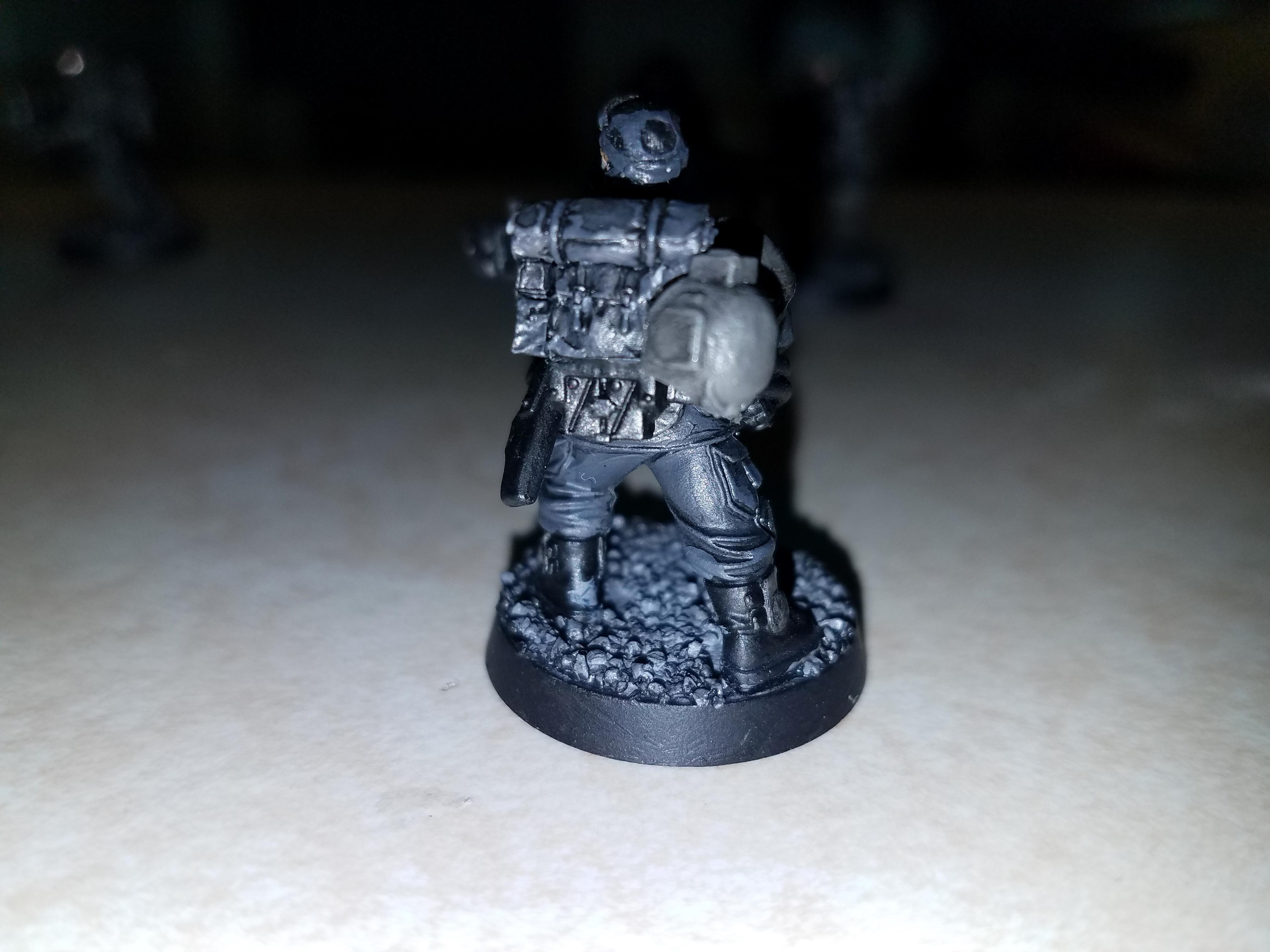 Custom, Greenstuff, Kasrkin, Mask, Scions, Tempestus Scions