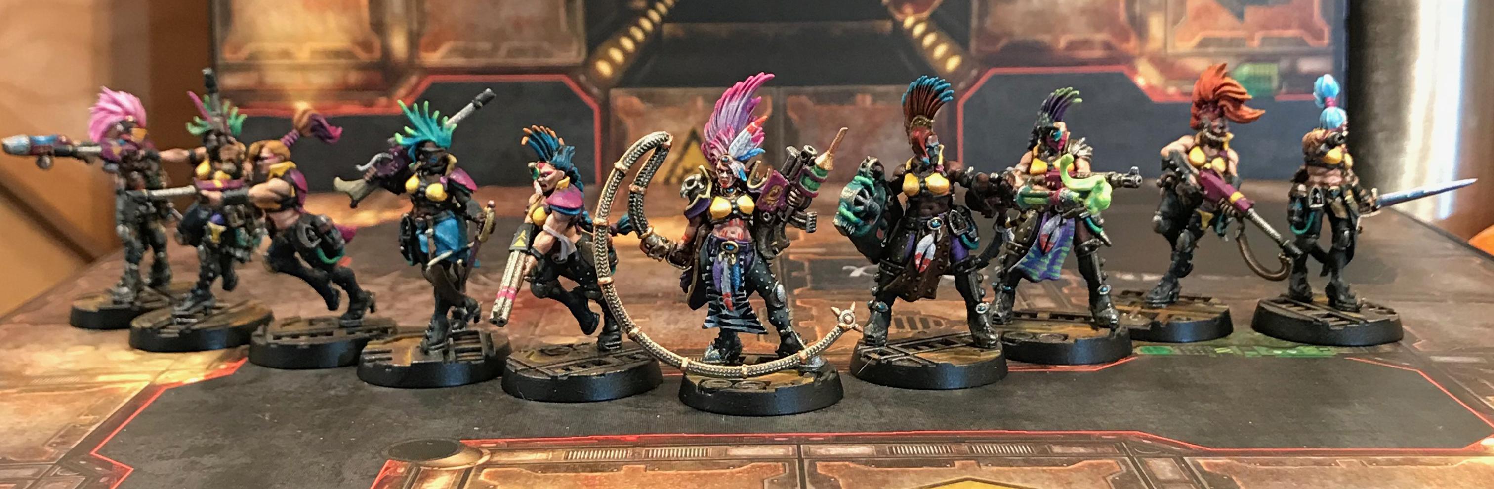 Escher, Ganger, Goliath, N17, Necromunda, Underhive, Work In Progress