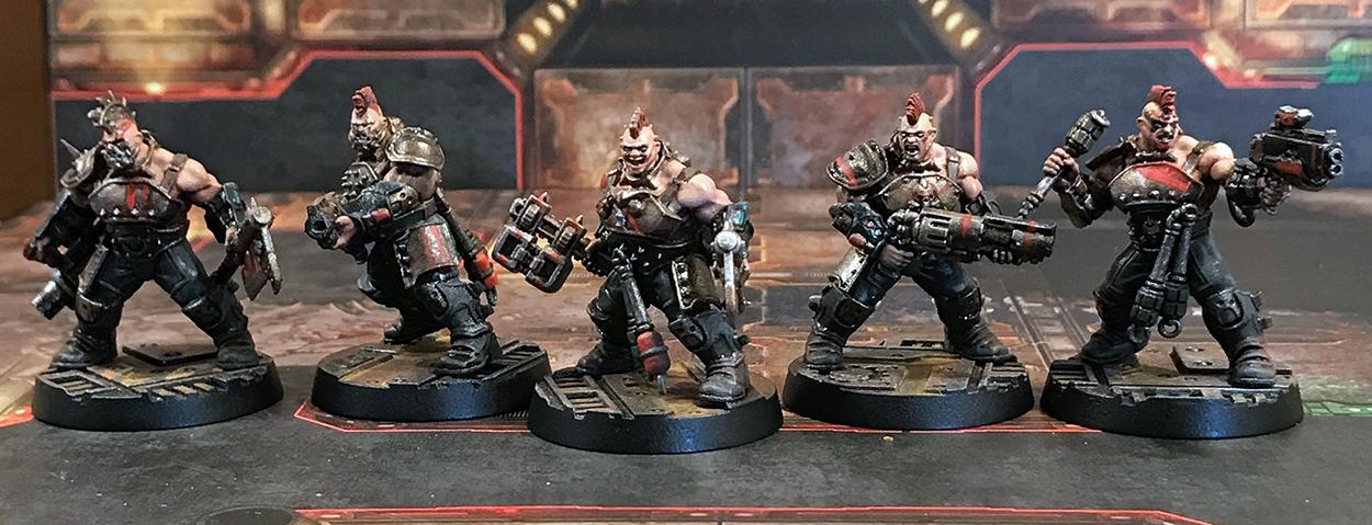 Escher, Ganger, Goliath, N17, Necromunda, Underhive, Work In Progress