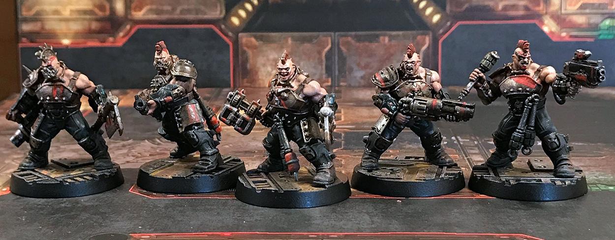 Escher, Ganger, Goliath, N17, Necromunda, Underhive, Work In Progress