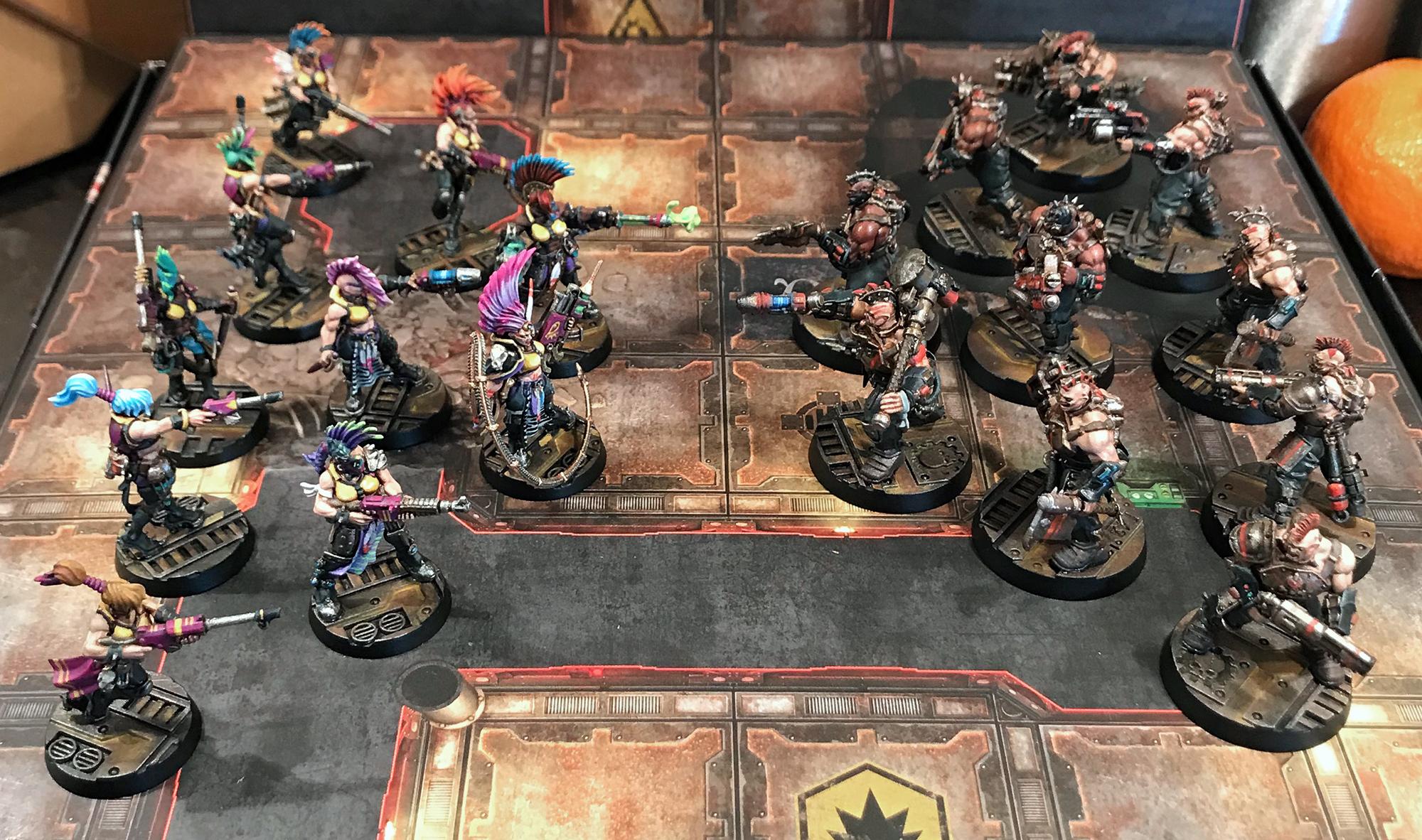 Escher, Ganger, Goliath, N17, Necromunda, Underhive, Work In Progress