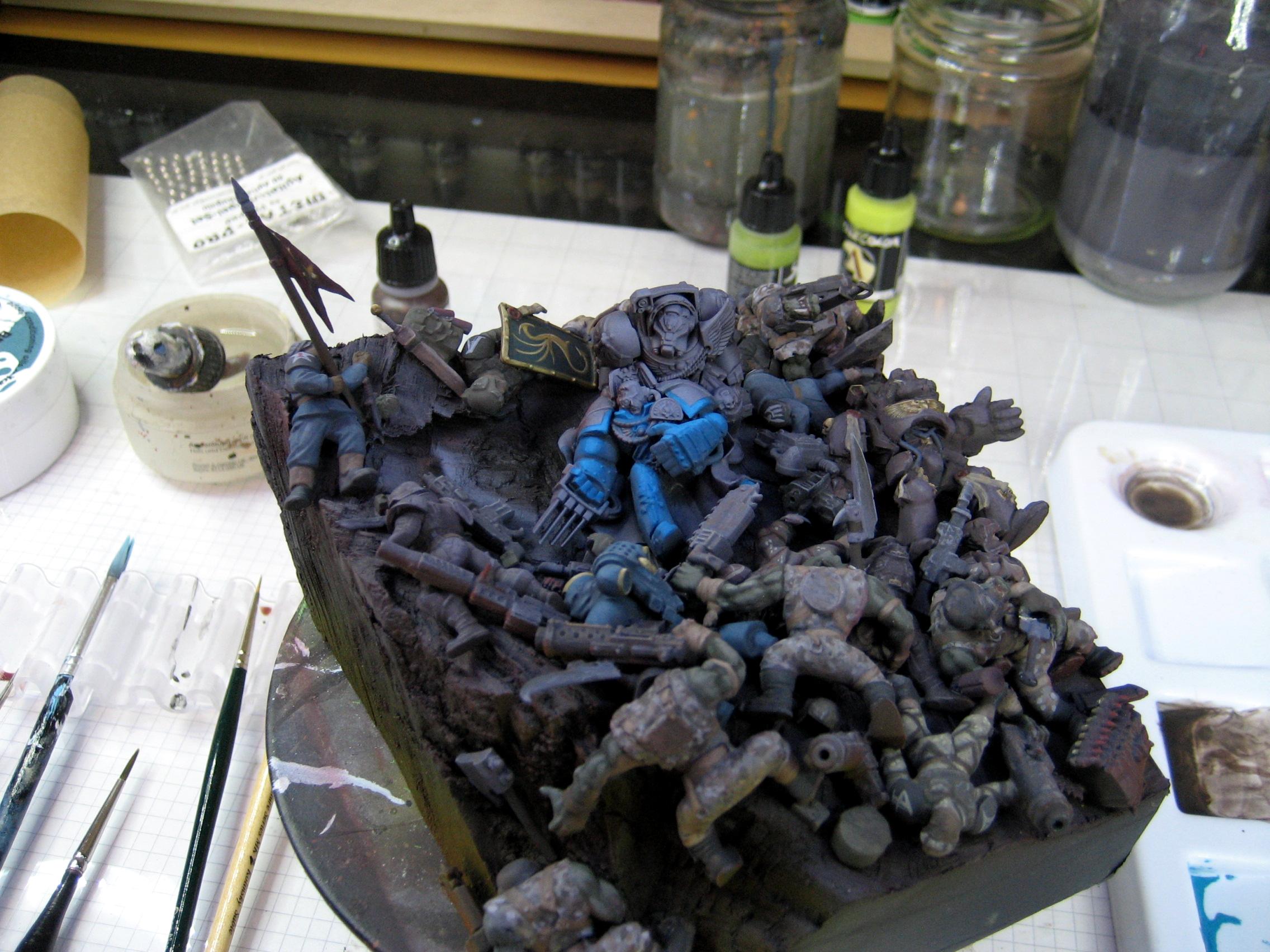 blue armour