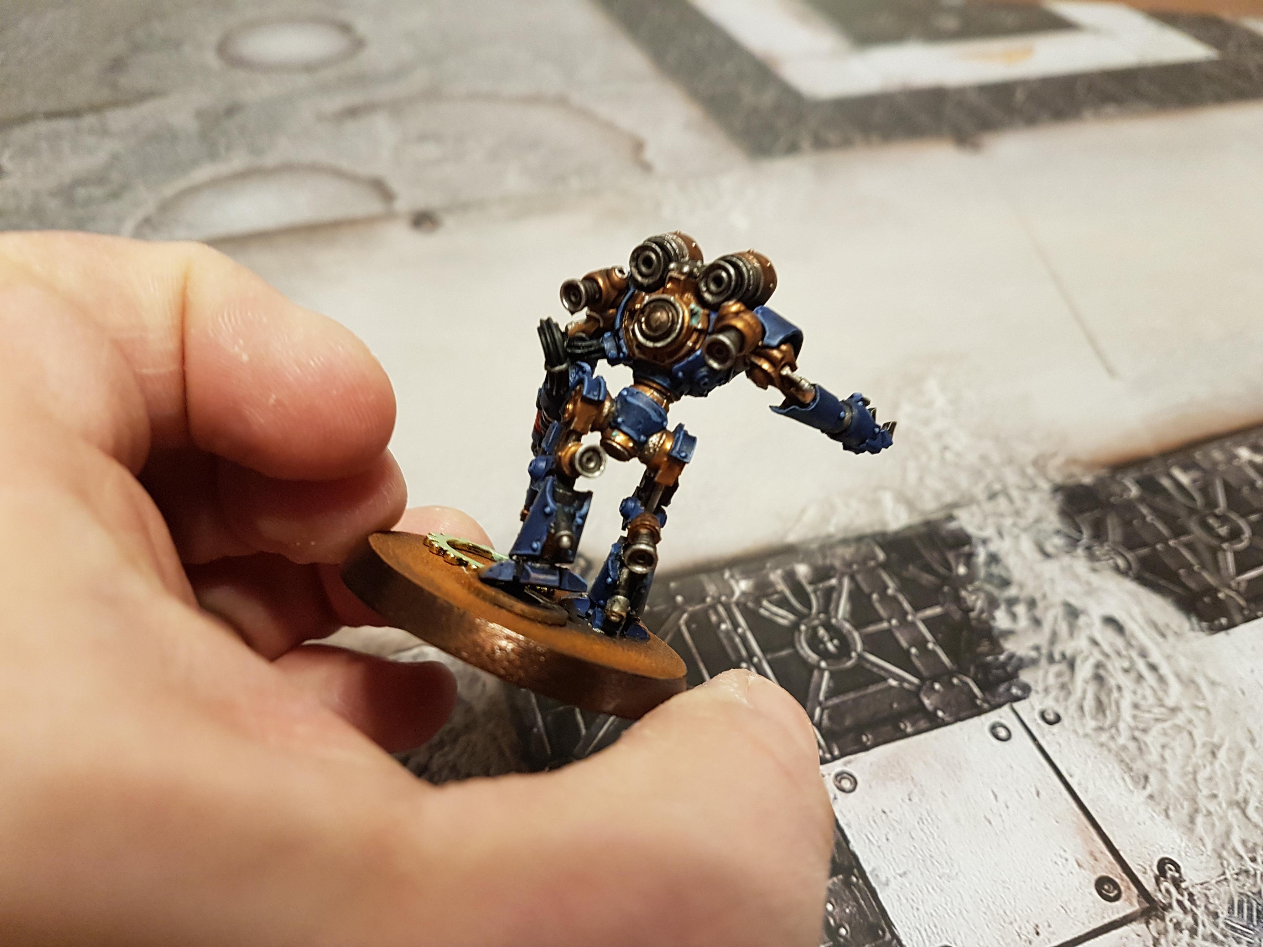 Blue, Chainblade, Konor, Lighting Gun, Mechanicum, Mechanicum Thallax Cohort, Thallax, Thallax Cohort