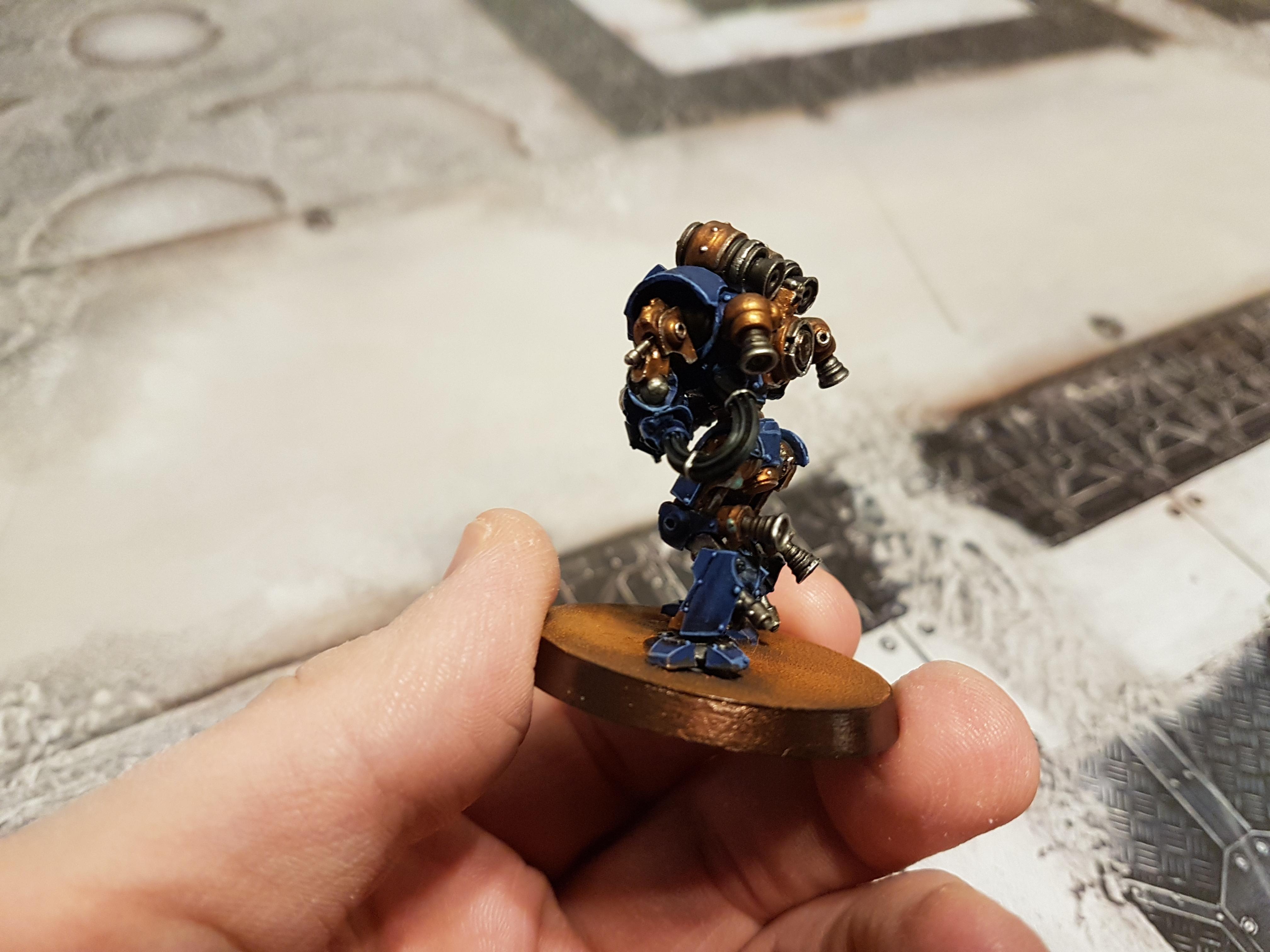 Blue, Chainblade, Konor, Lighting Gun, Mechanicum, Mechanicum Thallax Cohort, Thallax, Thallax Cohort