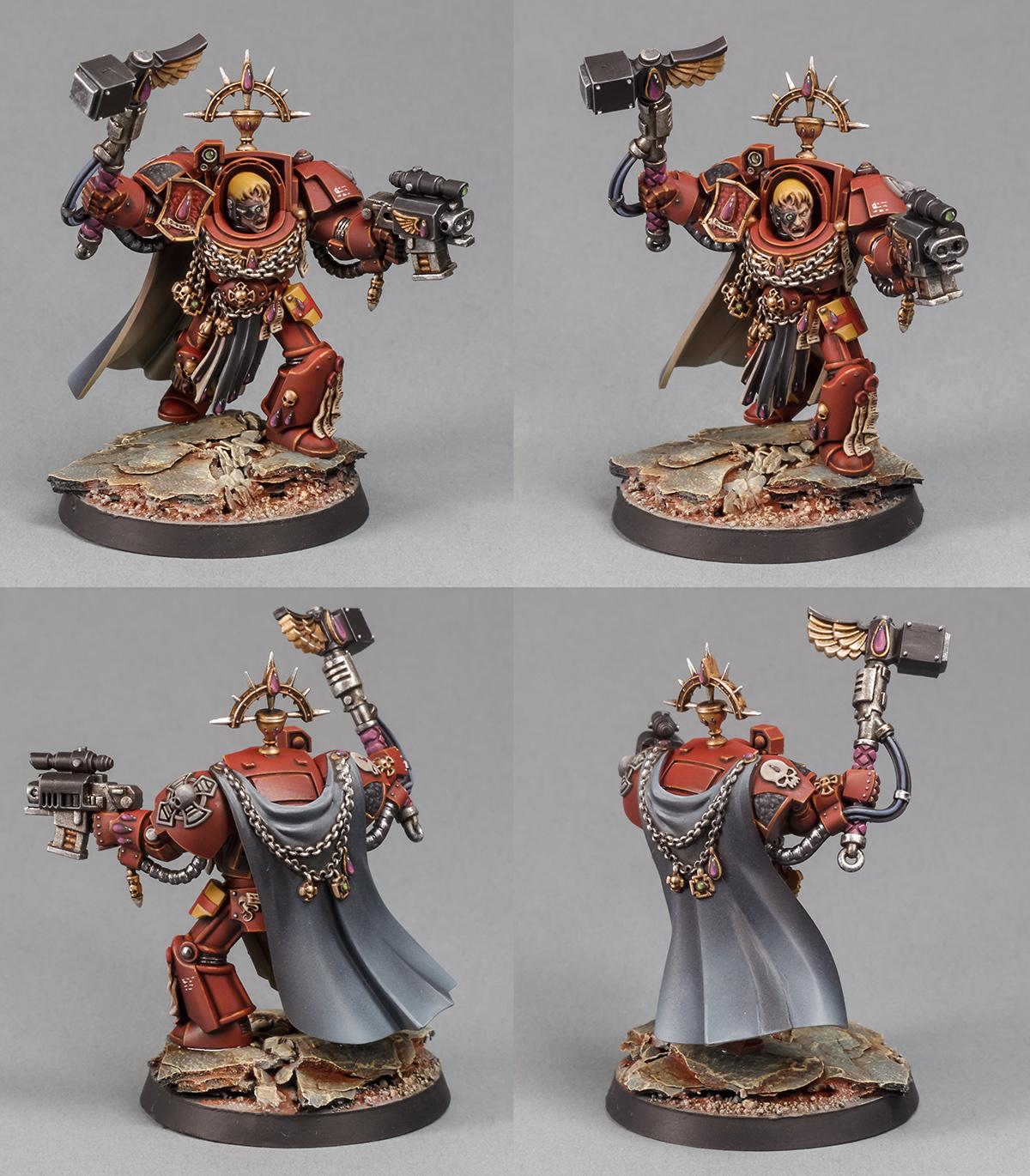 Blood Angels, Karlaen, Terminator Armor, Warhammer 40,000