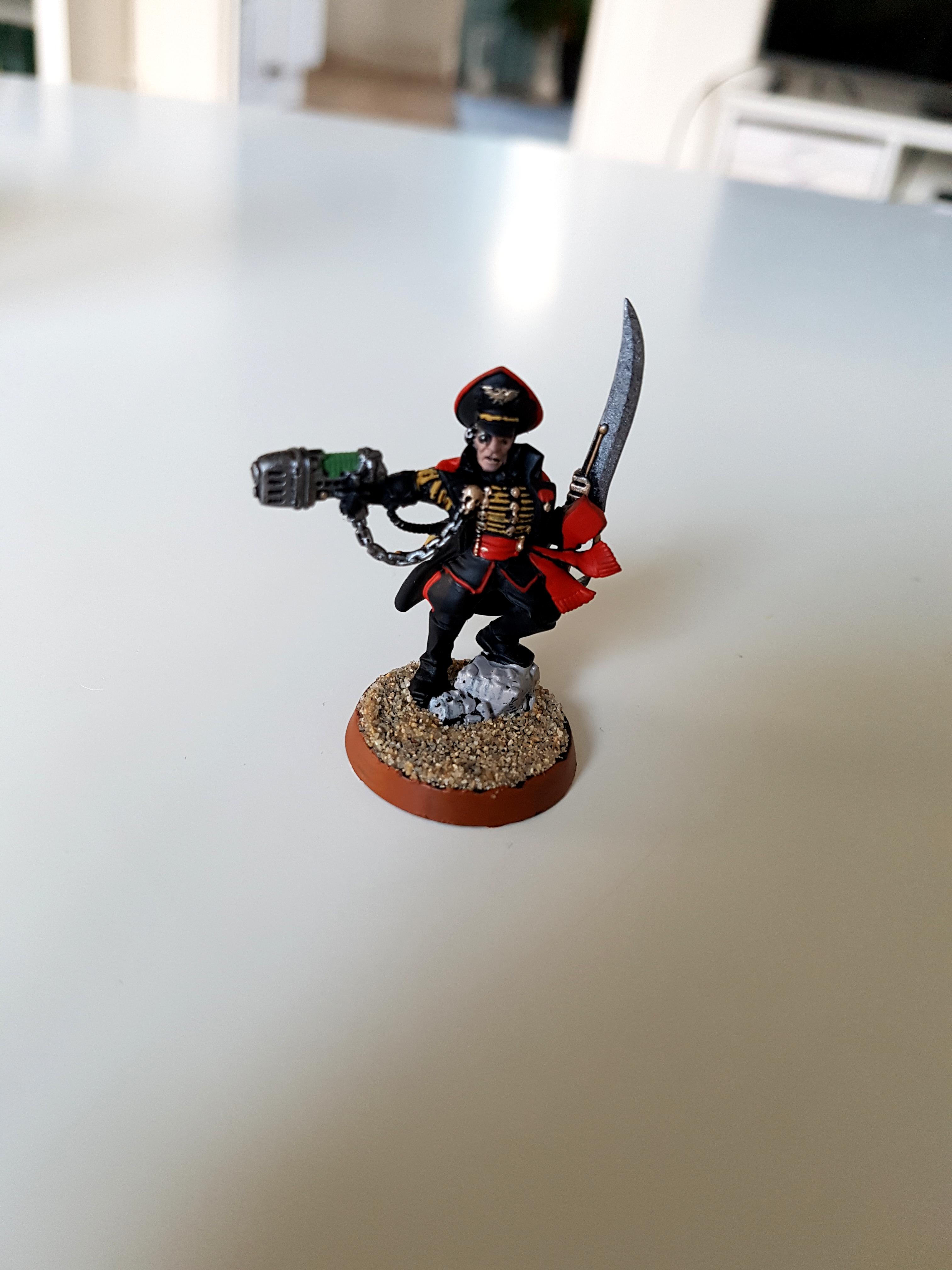 Starting of my painting work nr 1, Commissar