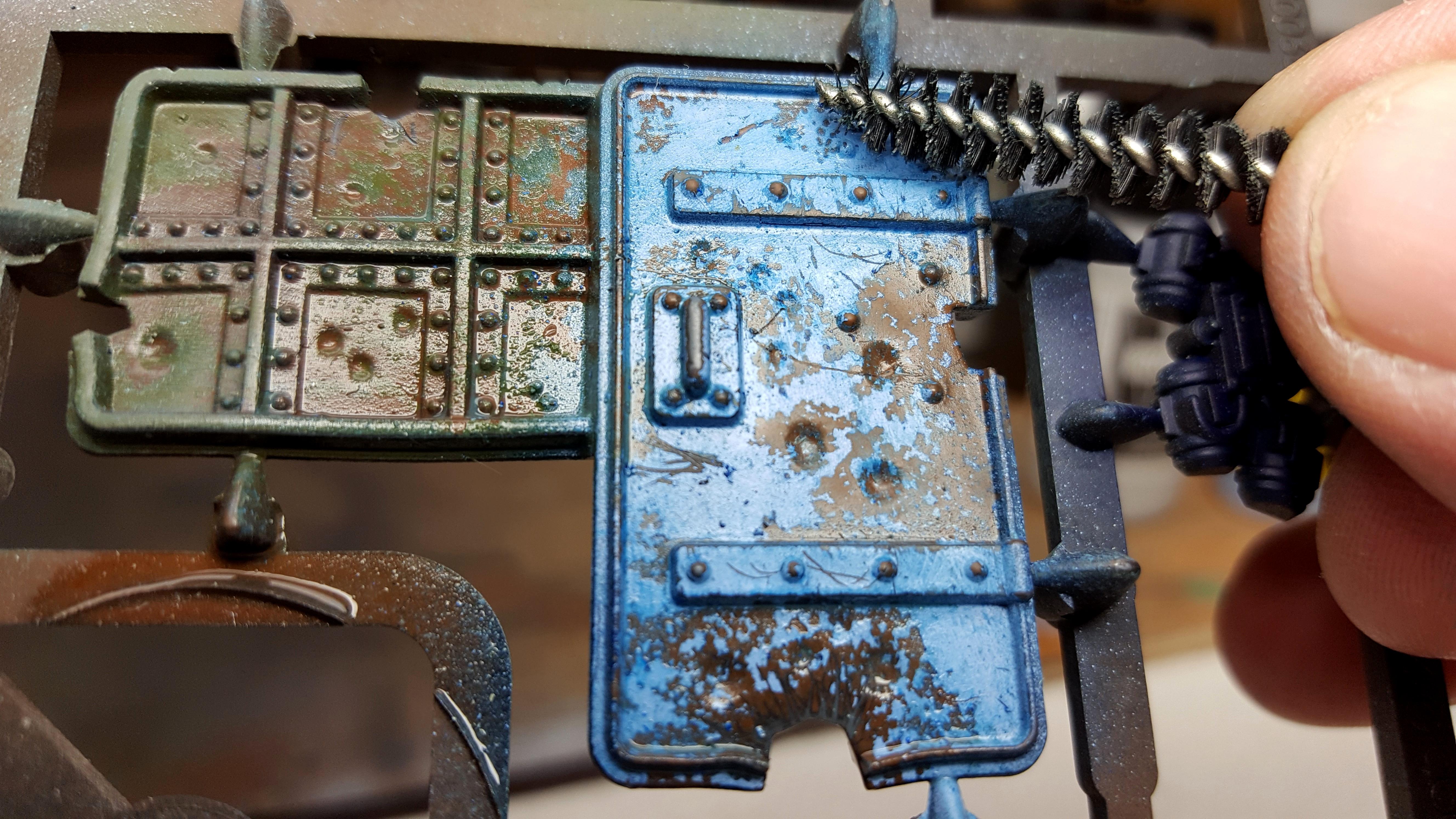 Painting, Rust, Weathered, Work In Progress