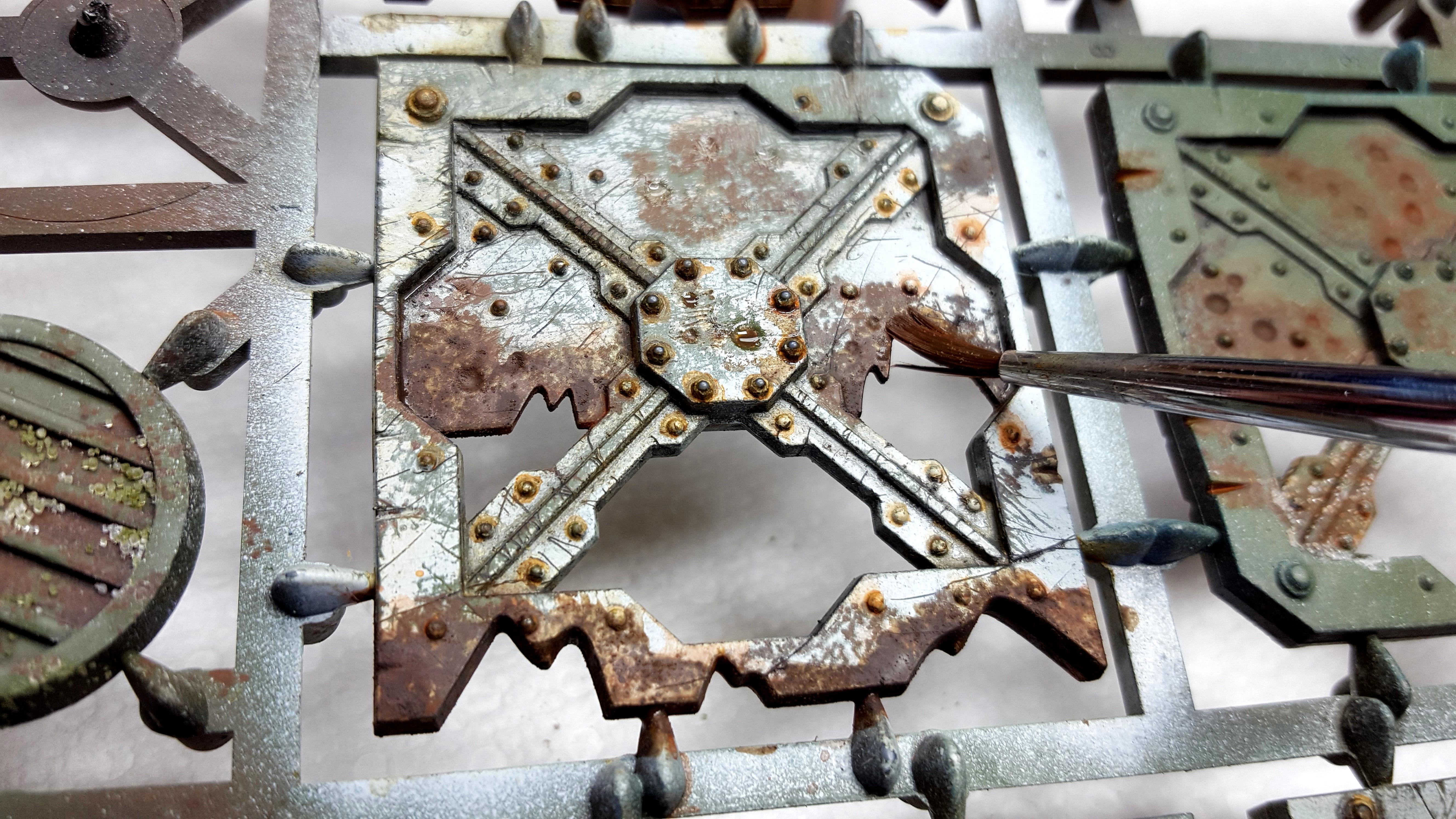 Painting, Rust, Weathered, Work In Progress