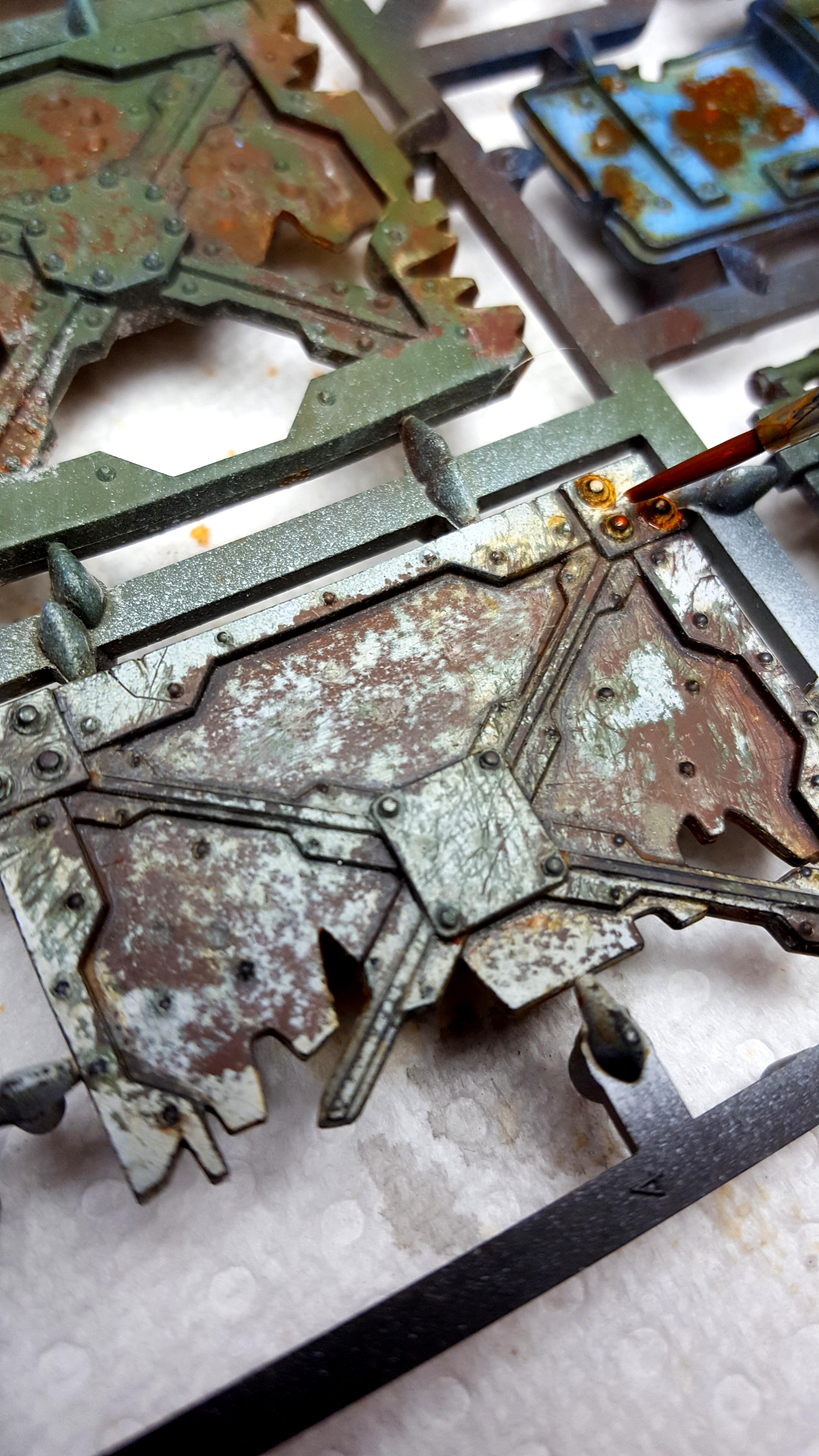 Painting, Rust, Weathered, Work In Progress