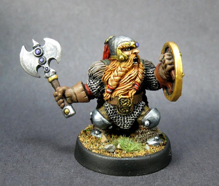 14554: Kragmarr Dwarf Captain, Carrero Arts, Dark Heaven Legends, Dungeons And Dragons, Painted Reaper Miniature, Pathfinder Rpg, Reaper Minis, Reaper Painted Miniature, Rpg Miniature, Table Top Wargames, Warlord Miniatures