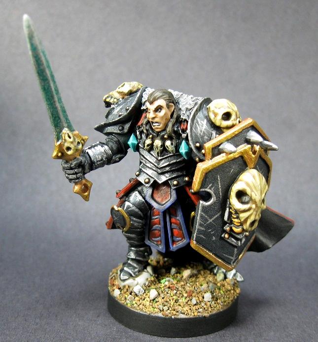 03158: Thurion Blackguard, Carrero Arts, Dark Heaven Legends, Dungeons And Dragons, Painted Reaper Miniature, Pathfinder Rpg, Reaper Minis, Reaper Painted Miniature, Rpg Miniature, Table Top Wargames, Warlord Miniatures