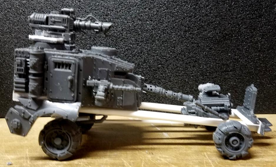 Battlewagon, Conversion, Dragster, Looted, Original, Orks, Skorcha, Trukk
