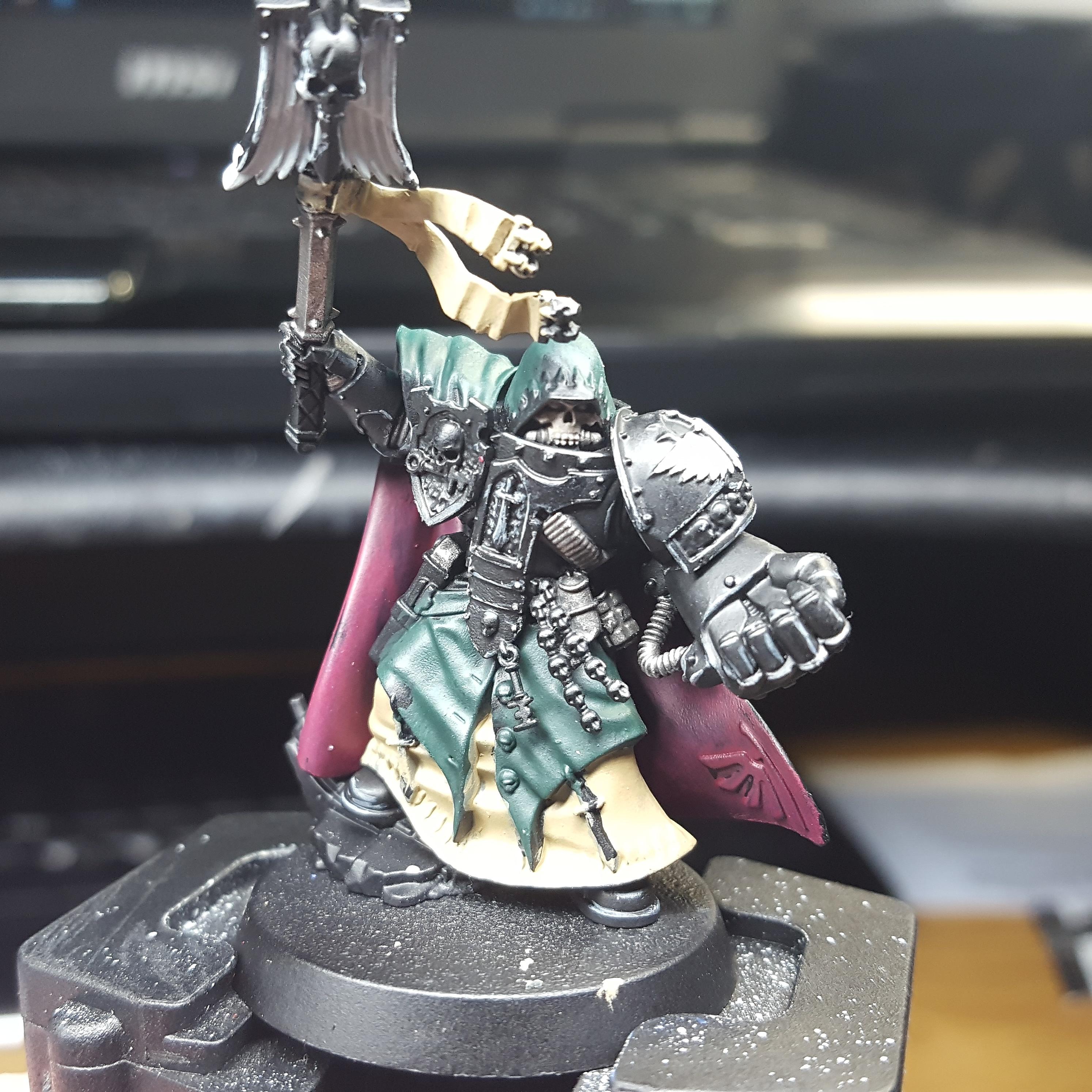 Dark Angels Interrogator Chaplain WIP