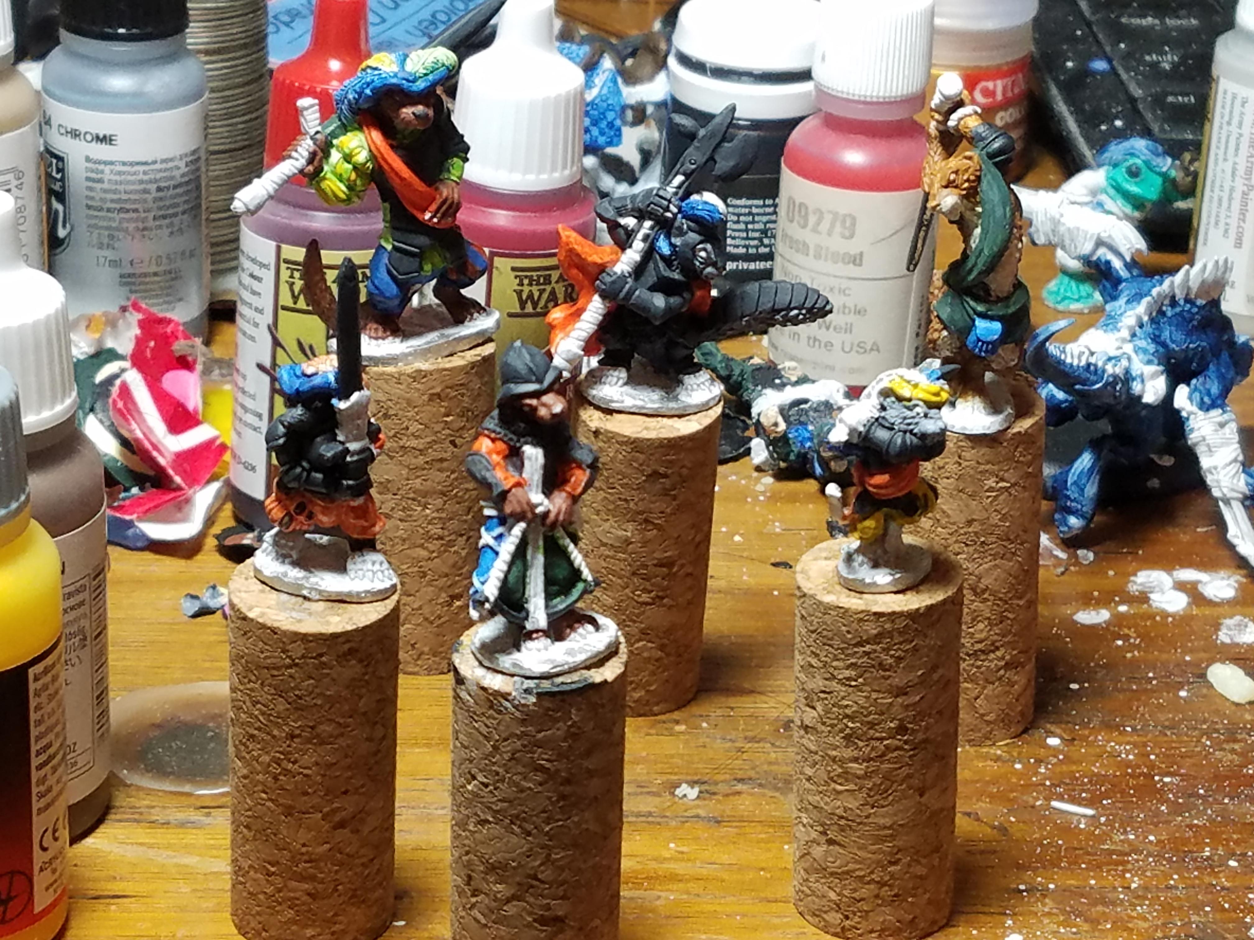 Animal Adventurers, Dakka Painting Challenge 2017, Landschnekt, Oathsworn, Oh Gods The Neon, Work In Progress