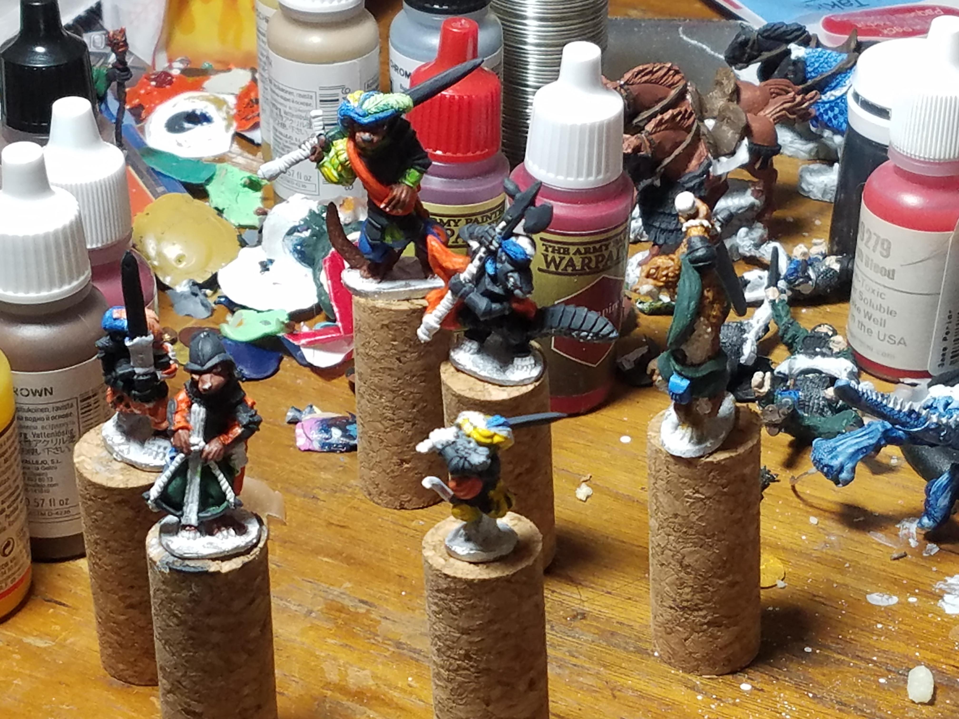 Animal Adventurers, Dakka Painting Challenge 2017, Landschnekt, Oathsworn, Oh Gods The Neon, Work In Progress