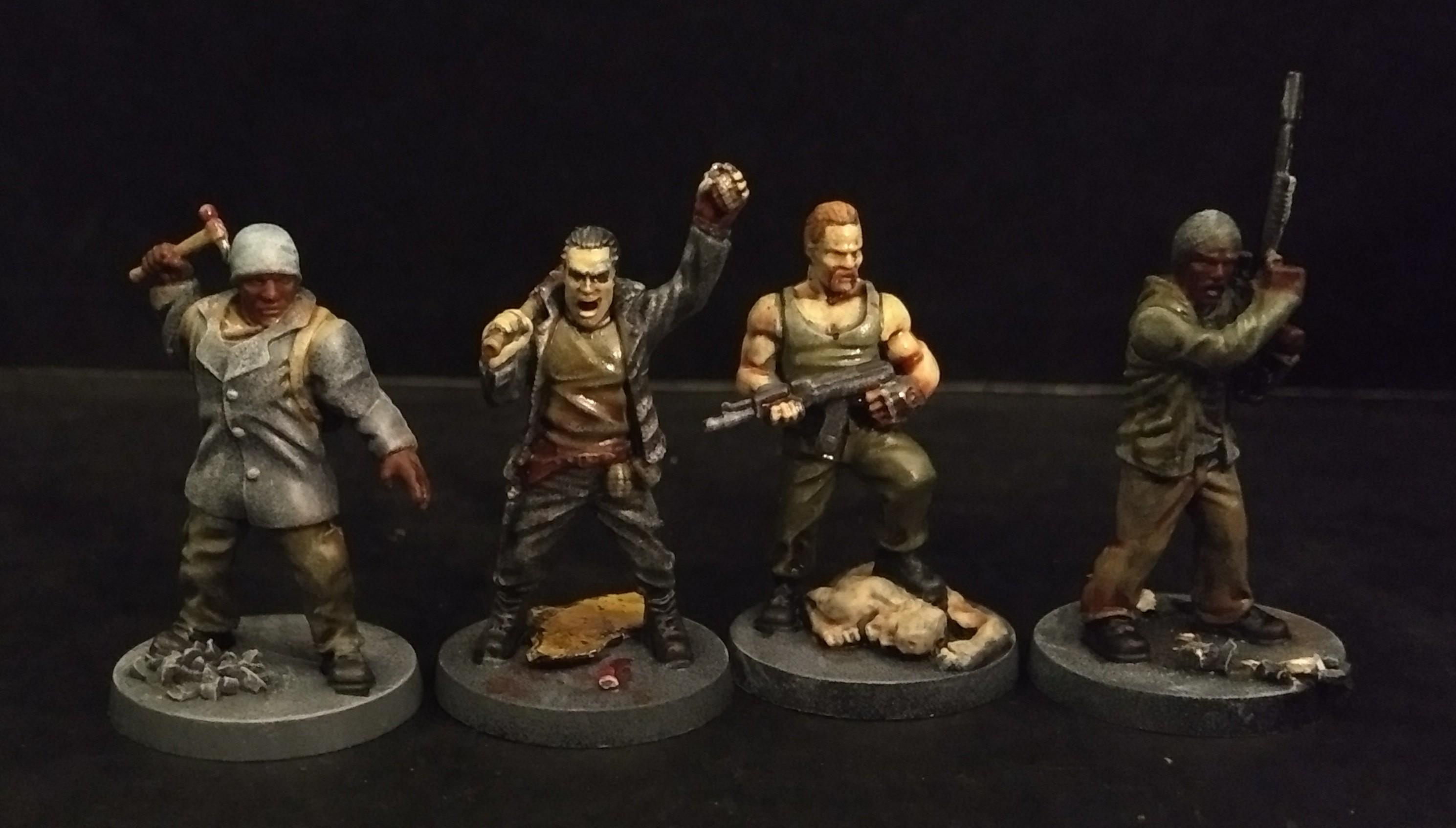 Tyrese, Negan, Abraham, goon