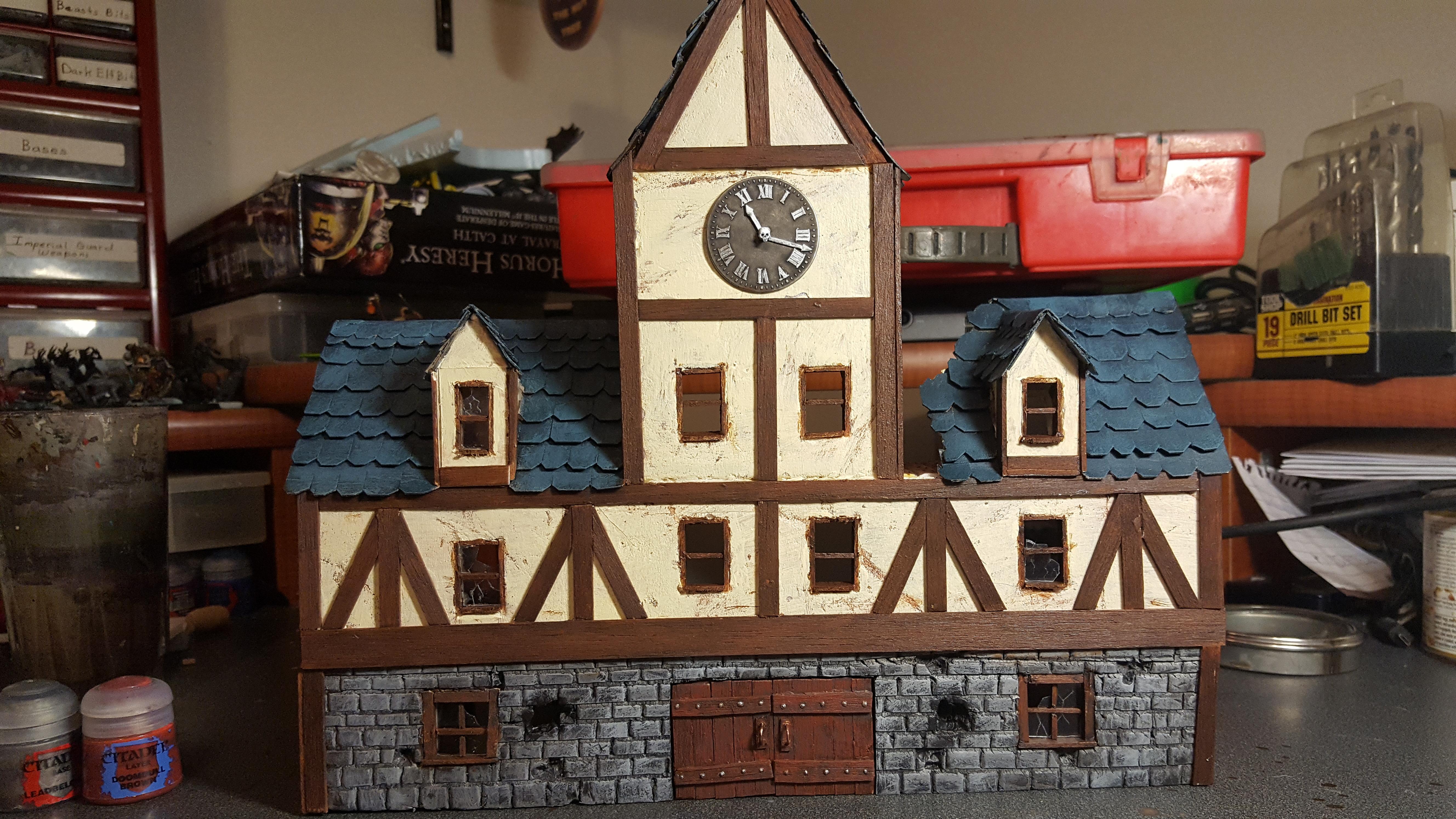 Mordheim, Ruins, Scratch Build, Terrain