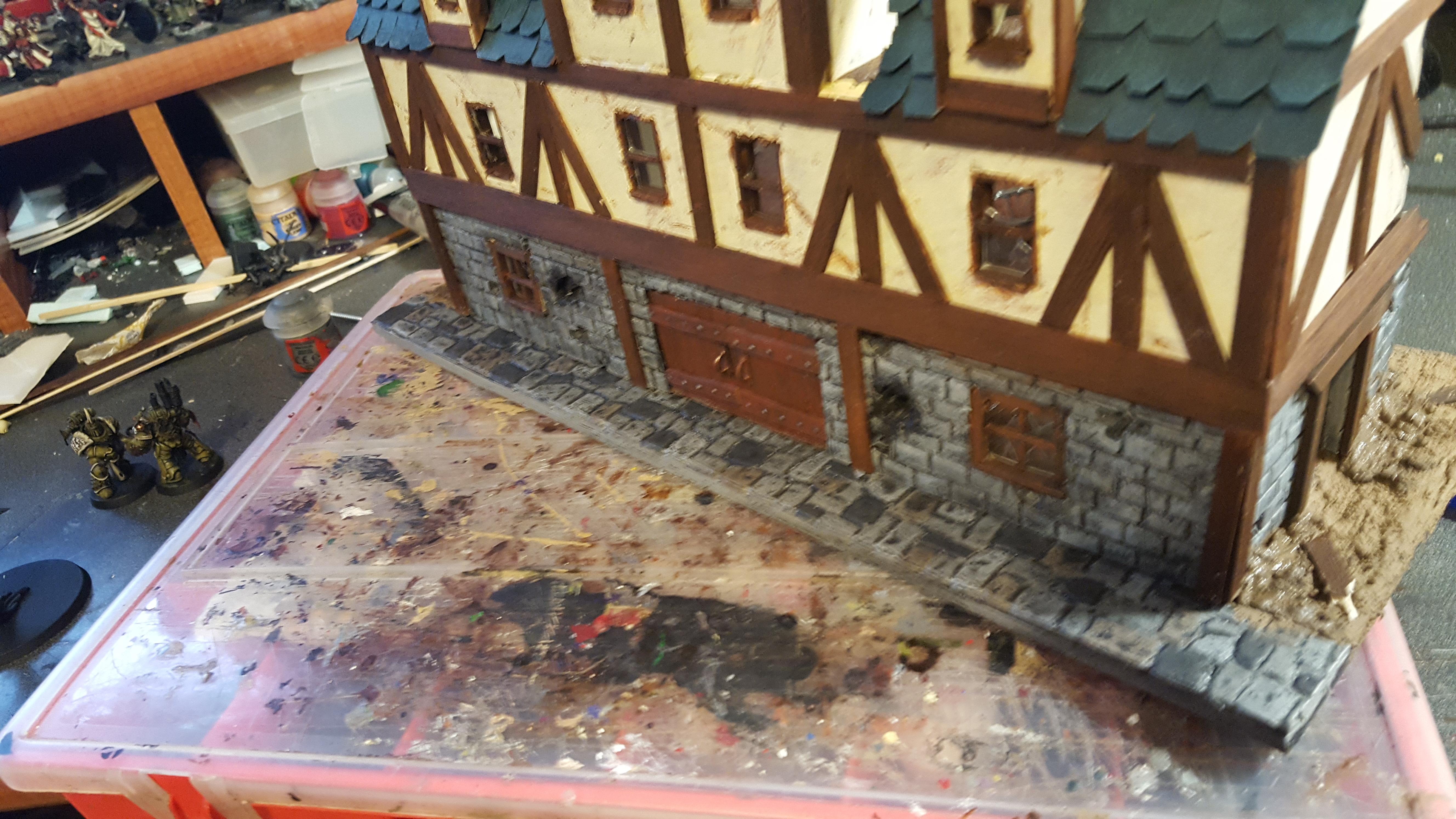 Mordheim, Ruins, Scratch Build, Terrain