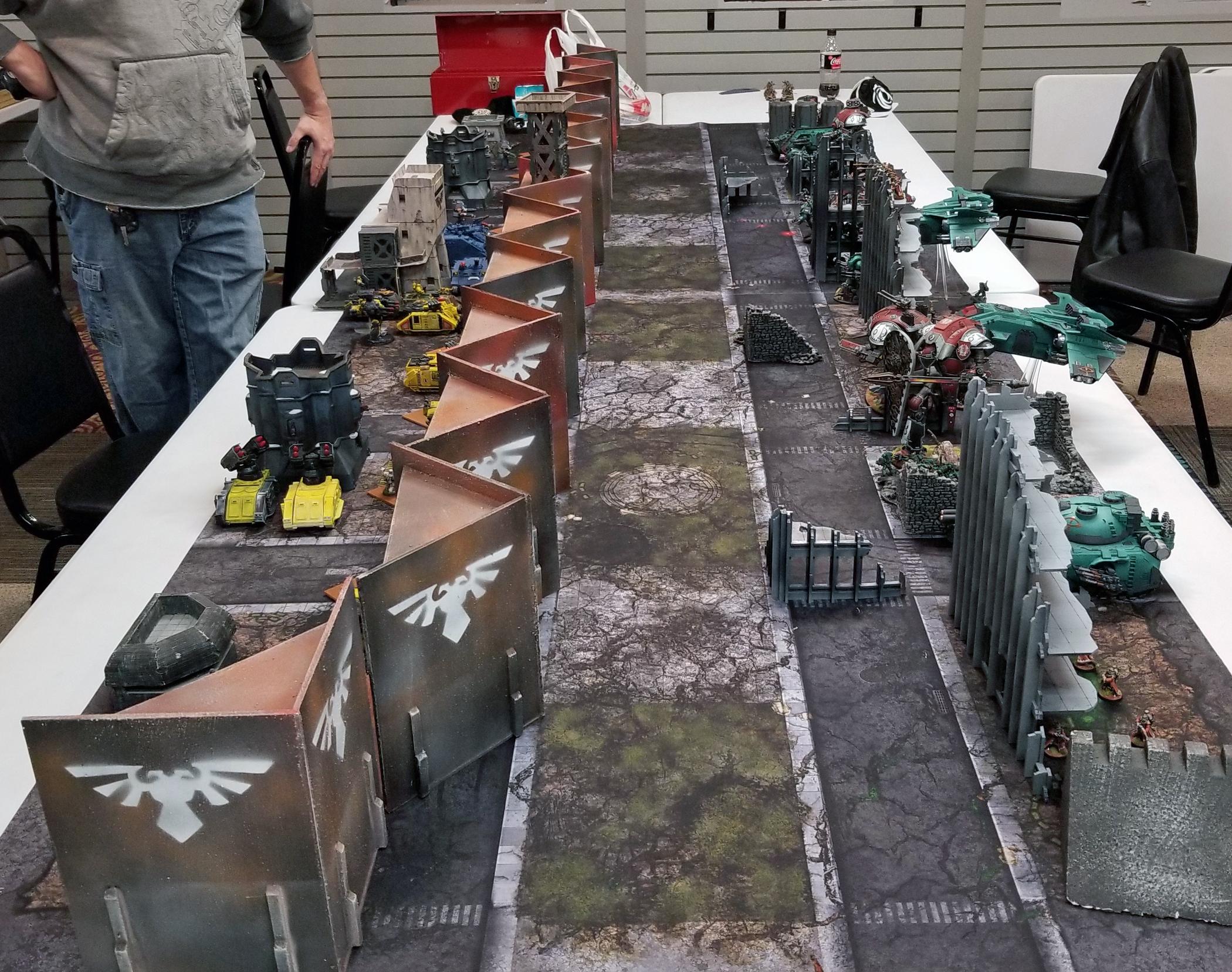 30k, Adeptus Mechanicus, Apocalypse, Battle Report, Crimson Fists, Sons Of Horus, Space Wolves, Warhammer 40,000