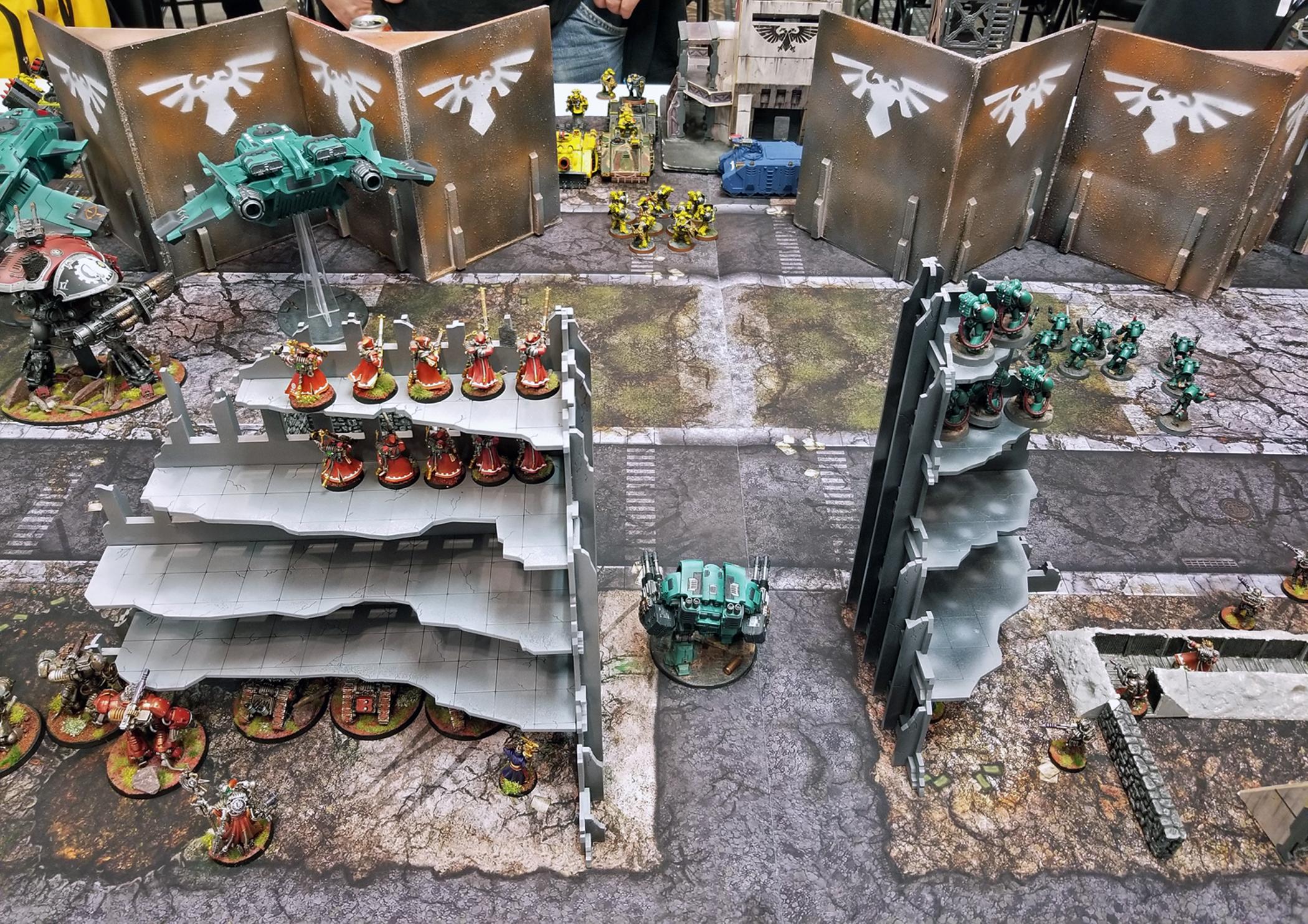 30k, Adeptus Mechanicus, Apocalypse, Battle Report, Crimson Fists, Sons Of Horus, Space Wolves, Warhammer 40,000