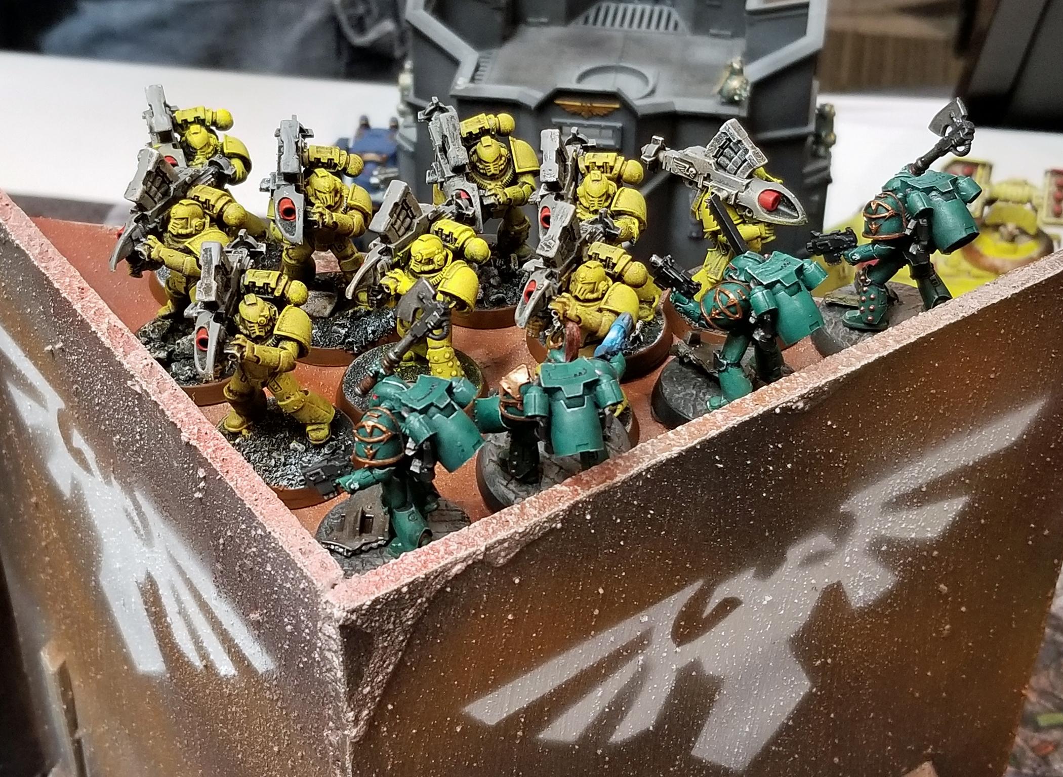 30k, Adeptus Mechanicus, Apocalypse, Battle Report, Crimson Fists, Sons Of Horus, Space Wolves, Warhammer 40,000