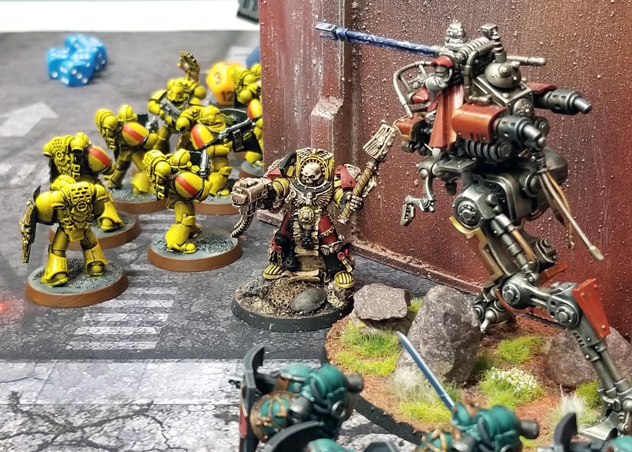 30k, Adeptus Mechanicus, Apocalypse, Battle Report, Crimson Fists, Sons Of Horus, Space Wolves, Warhammer 40,000
