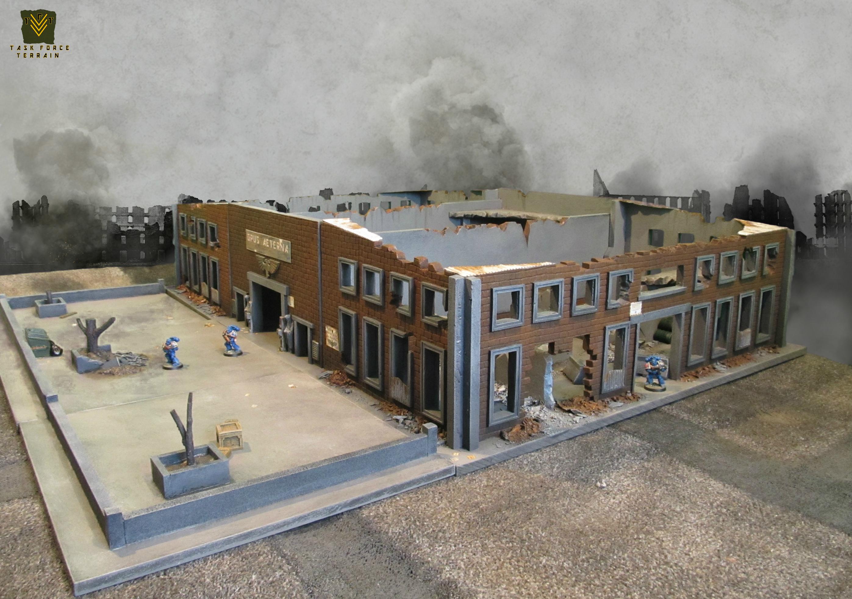 Buildings, Terrain, Wargame, Warhammer 40,000, Warhammer Fantasy, World War 2