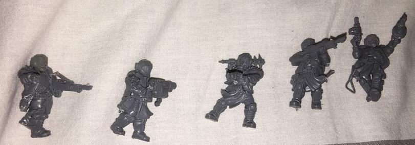 Cadians, Conversion, Imperial Guard, Necromunda, Necromundan Spiders, Orlock