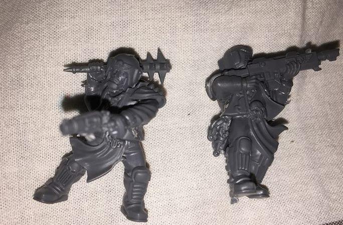 Cadians, Conversion, Imperial Guard, Necromunda, Necromundan Spiders, Orlock