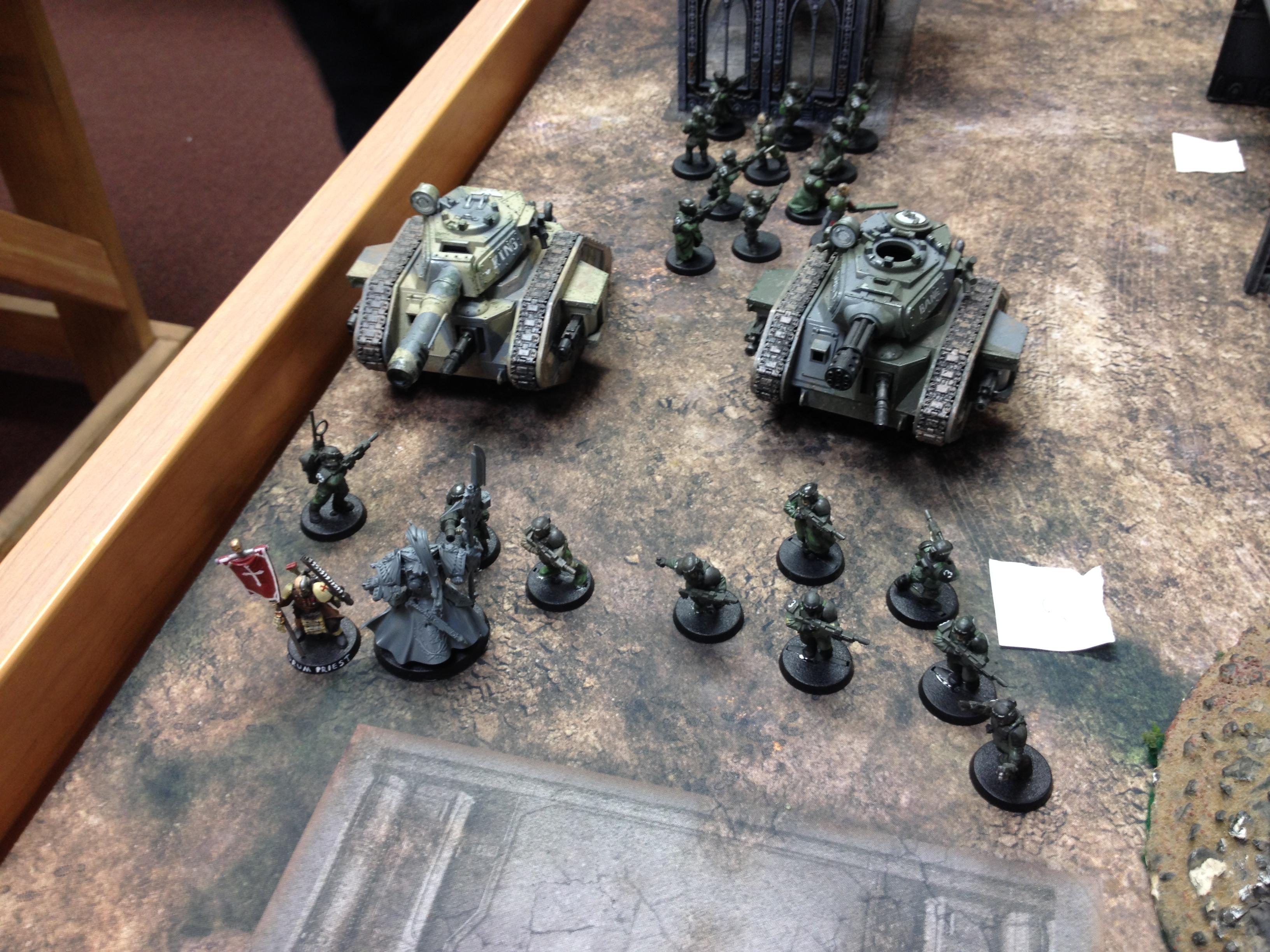 Am, Astra Militarum, Basilisk, Battle, Bullgryn, Chimera, Guard, Imperial Guard, Infantry, Leman, Ministorum Priest, Russ, Tabletop, Warhammer 40,000, Wyvern